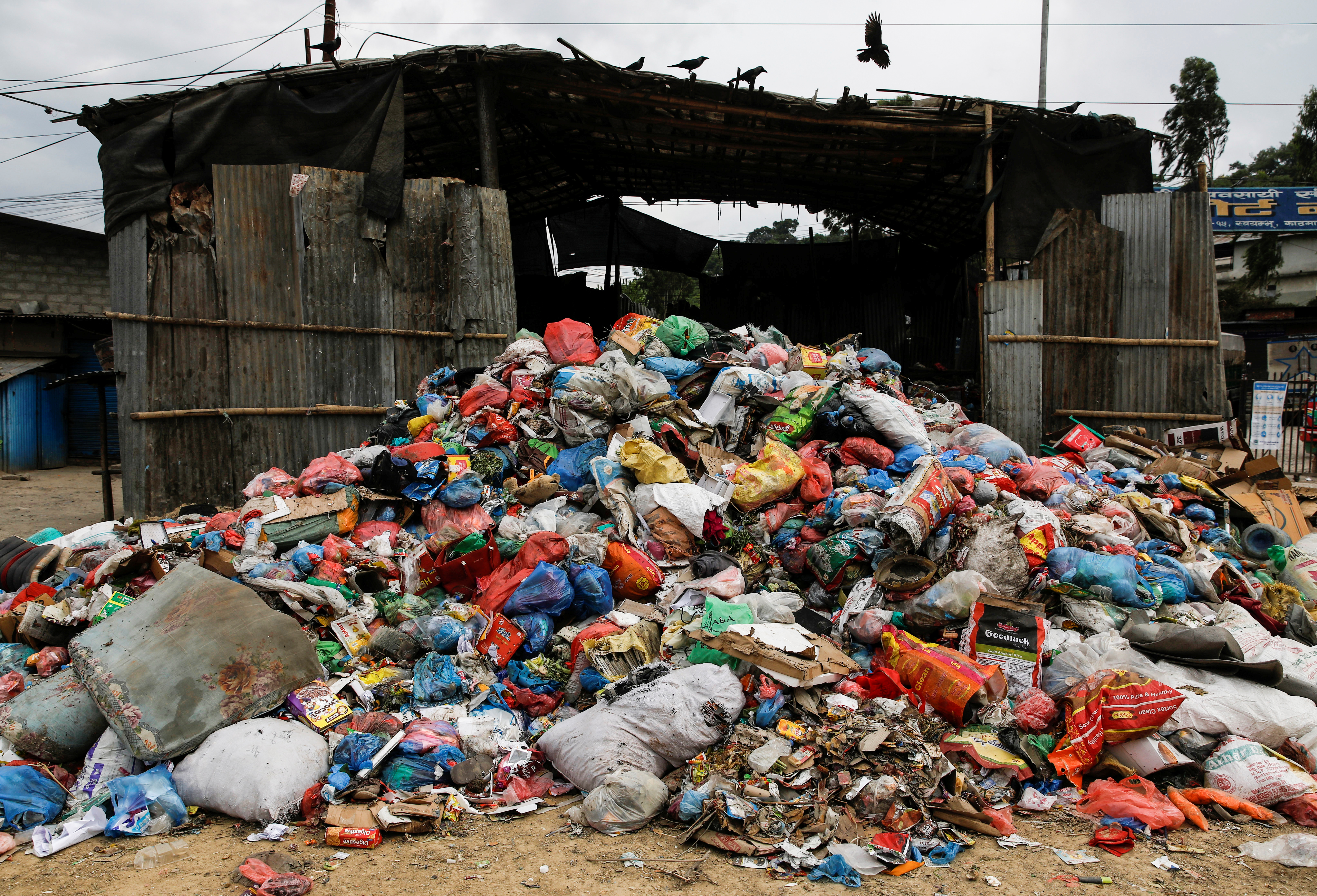 In Nepal's capital, piles of garbage put off tourists and residents