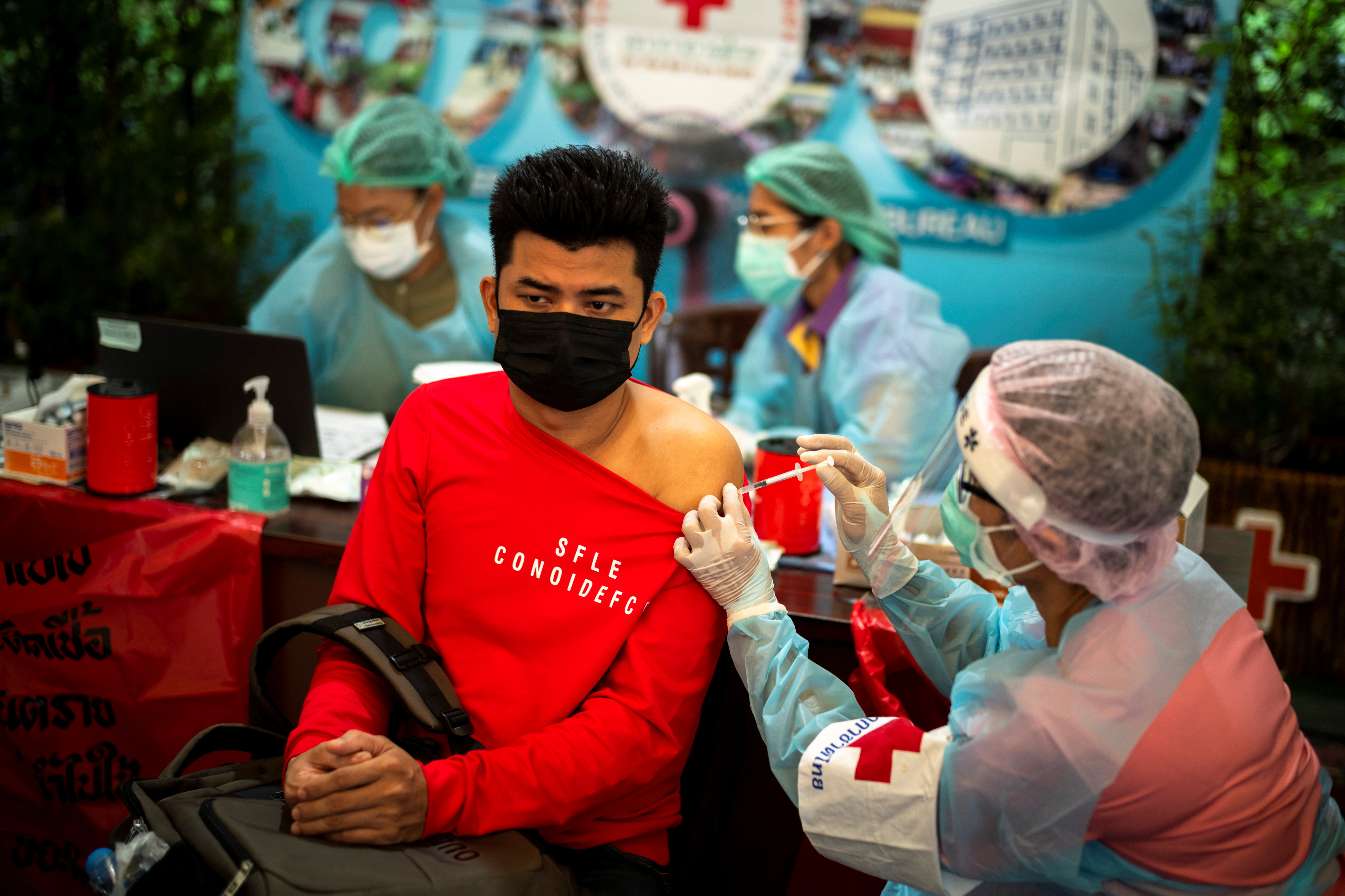 Thailand's Red Cross steps in to vaccinate migrant workers