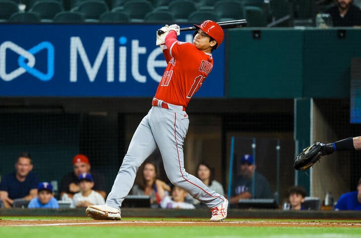 大谷翔平 実投使用球／2021年5月6日／エンゼルス・ピッチャー MLB＝エンゼルス大谷1安打1打点、ブルージェイズ菊池は2勝目 | ロイター