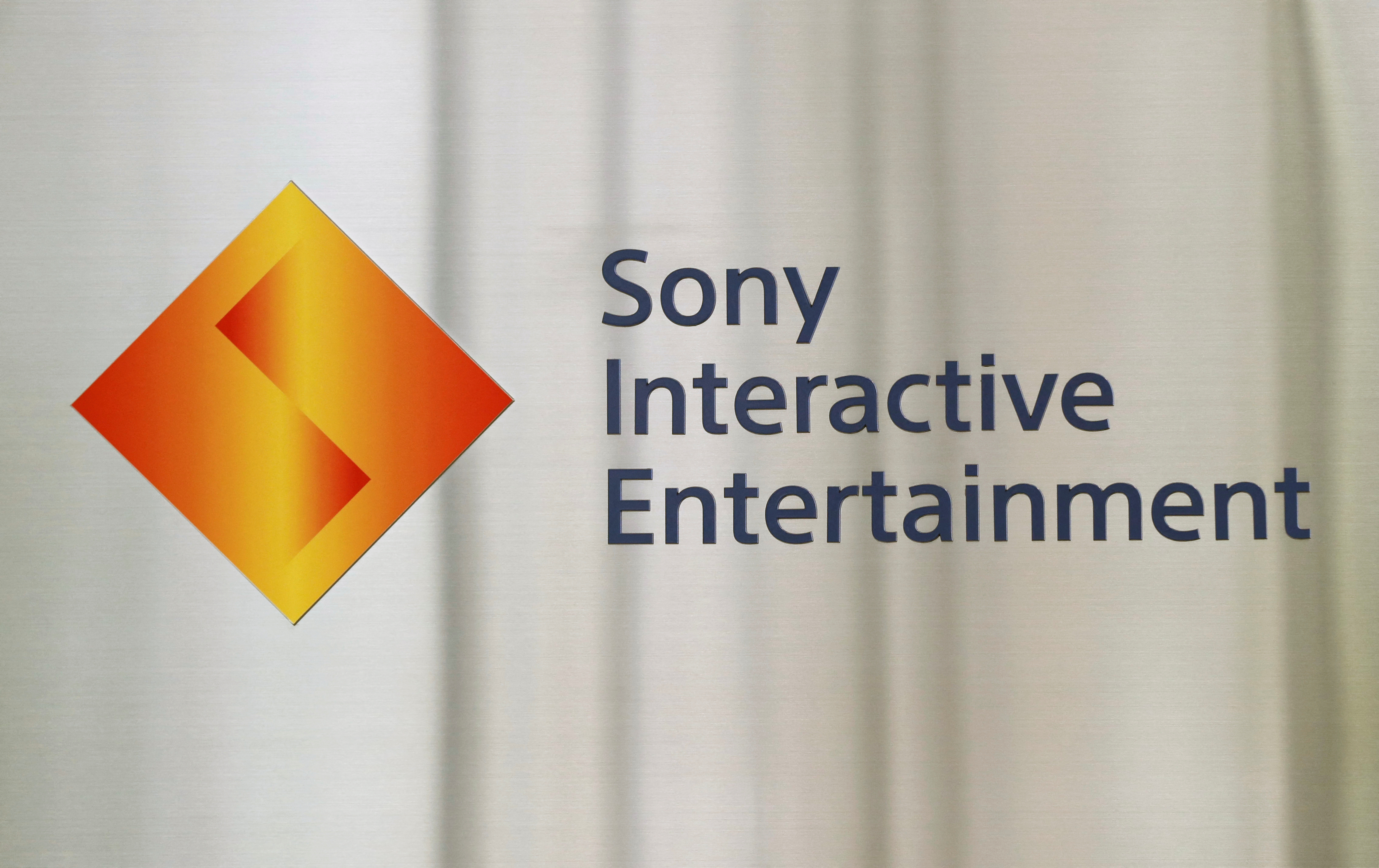 Logo of Sony Interactive Entertainment is seen in Tokyo