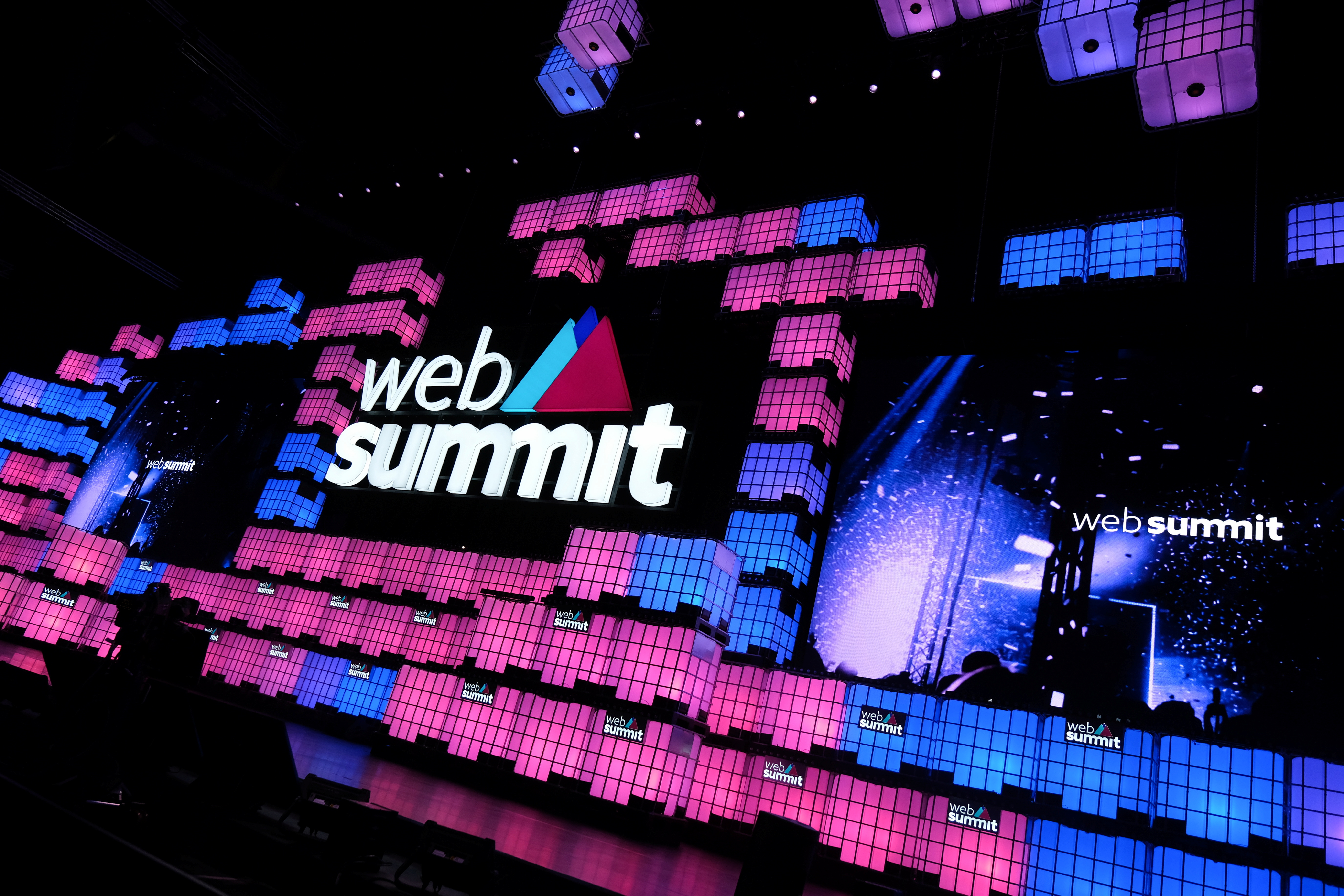 General view of the opening ceremony of Web Summit, Europe's largest technology conference, in Lisbon, Portugal, November 1, 2021. REUTERS/Pedro Nunes