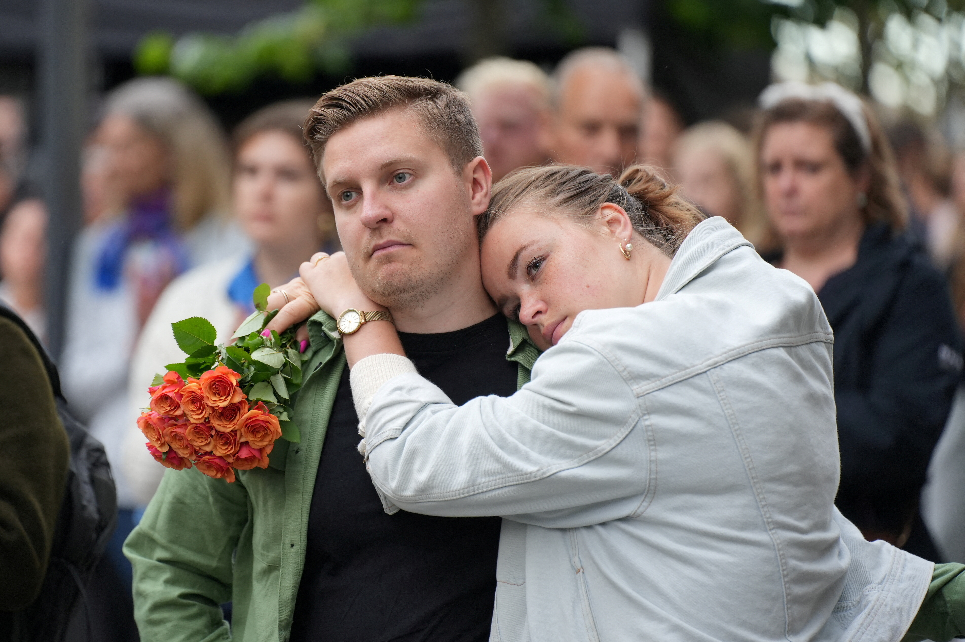 Memorial service for victims of shooting at shopping center