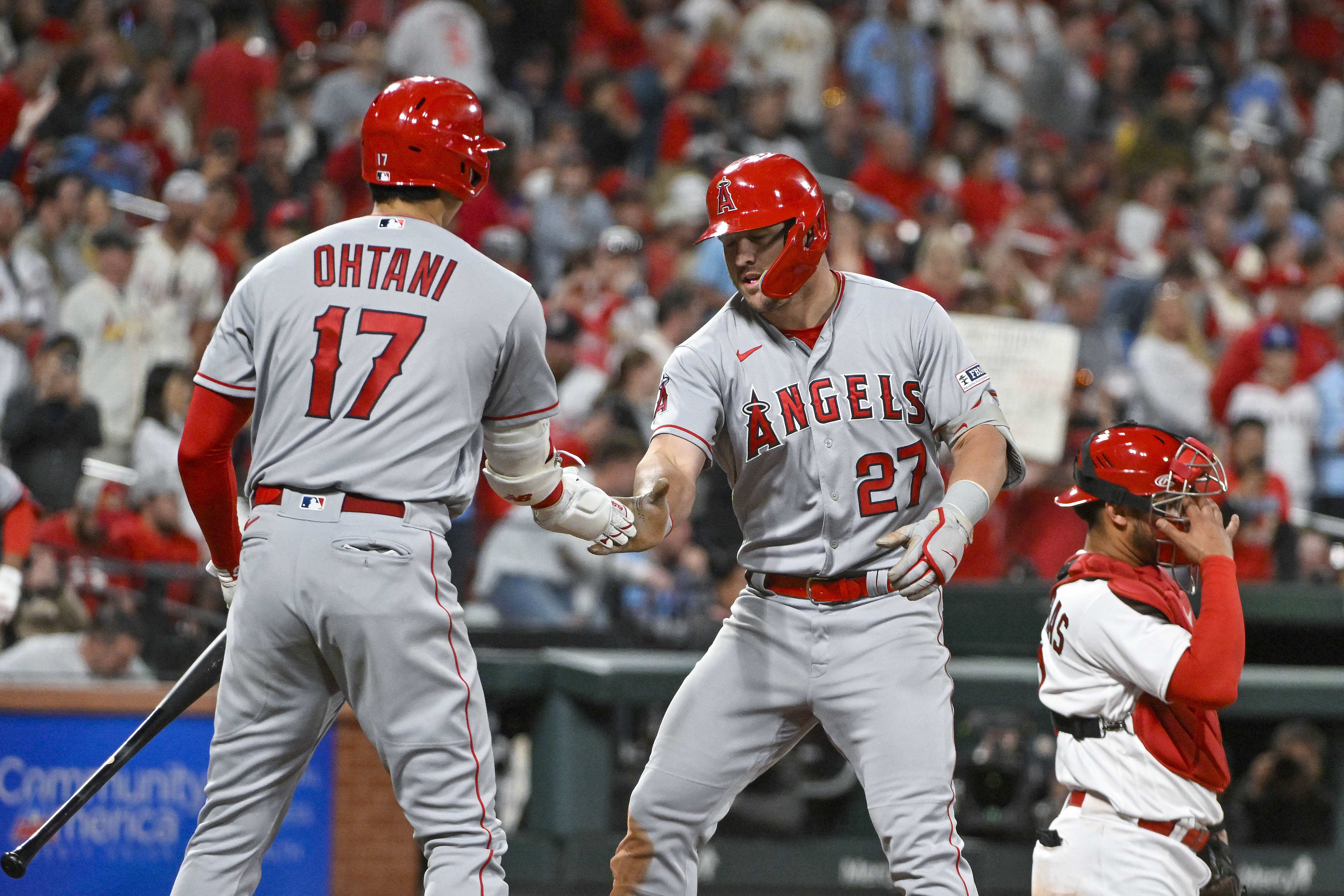 Photo: Los Angeles Angels Jake Lamb Hits RBI Single