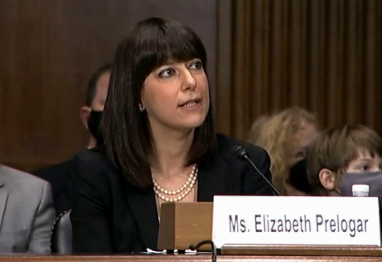 Elizabeth Prelogar testifies before Senate Judiciary Committee on Capitol Hill in Washington