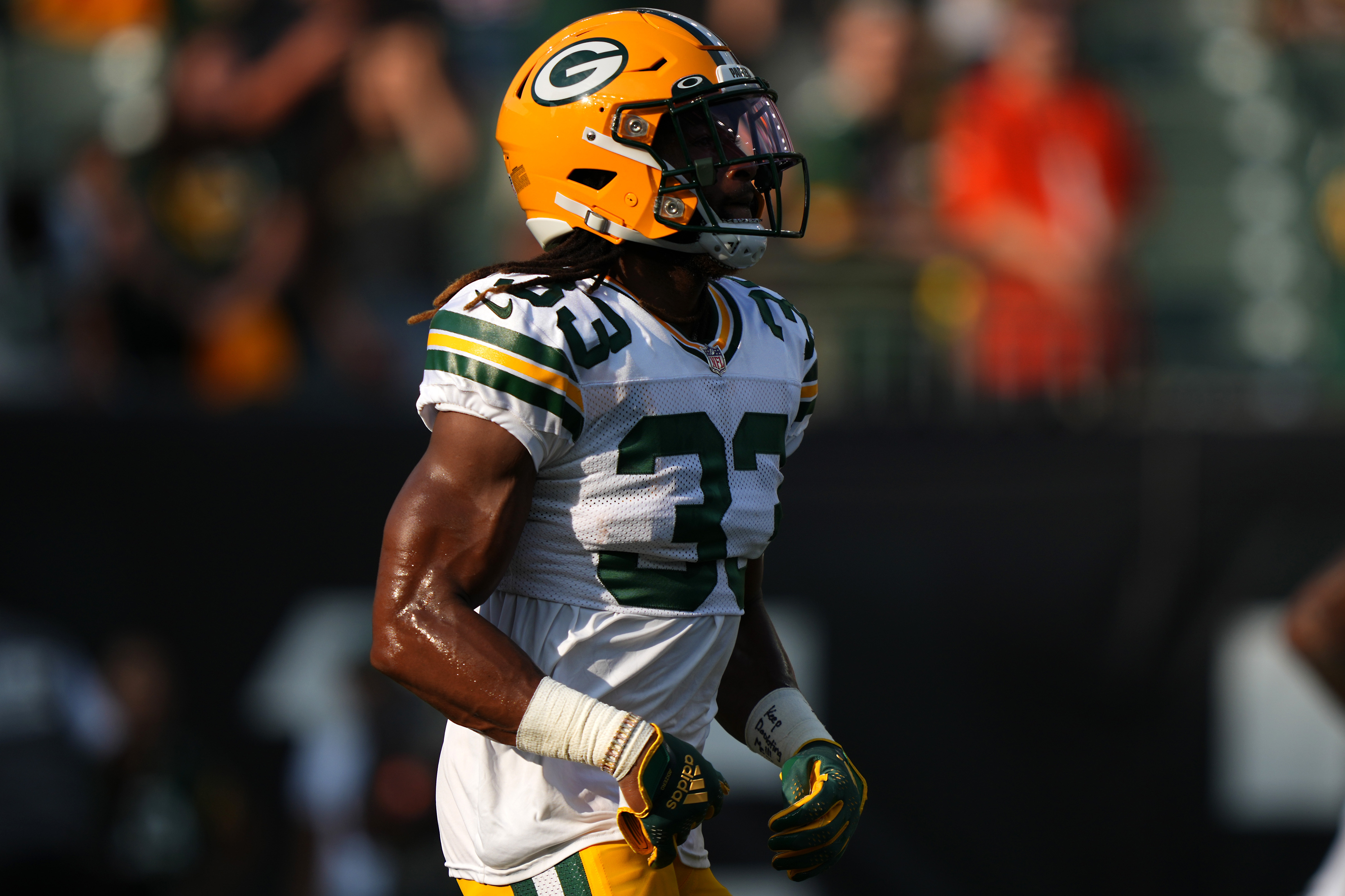 Green Bay Packers Running Back Emanuel Wilson Shares Emotional Meaning of  His Breakout Performance vs Bengals