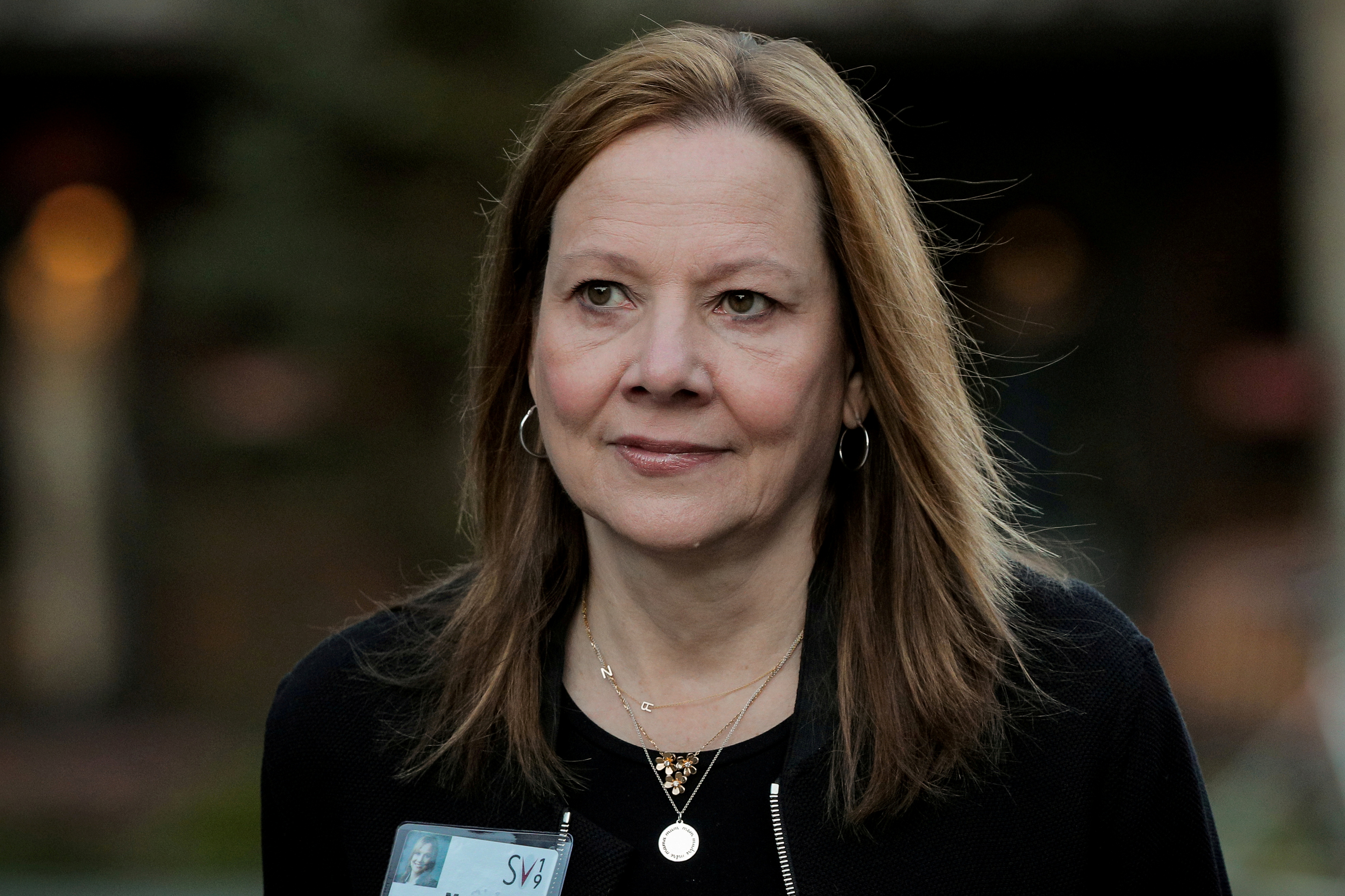 General Motors' chief executive, Mary Barra, pictured at an industry conference