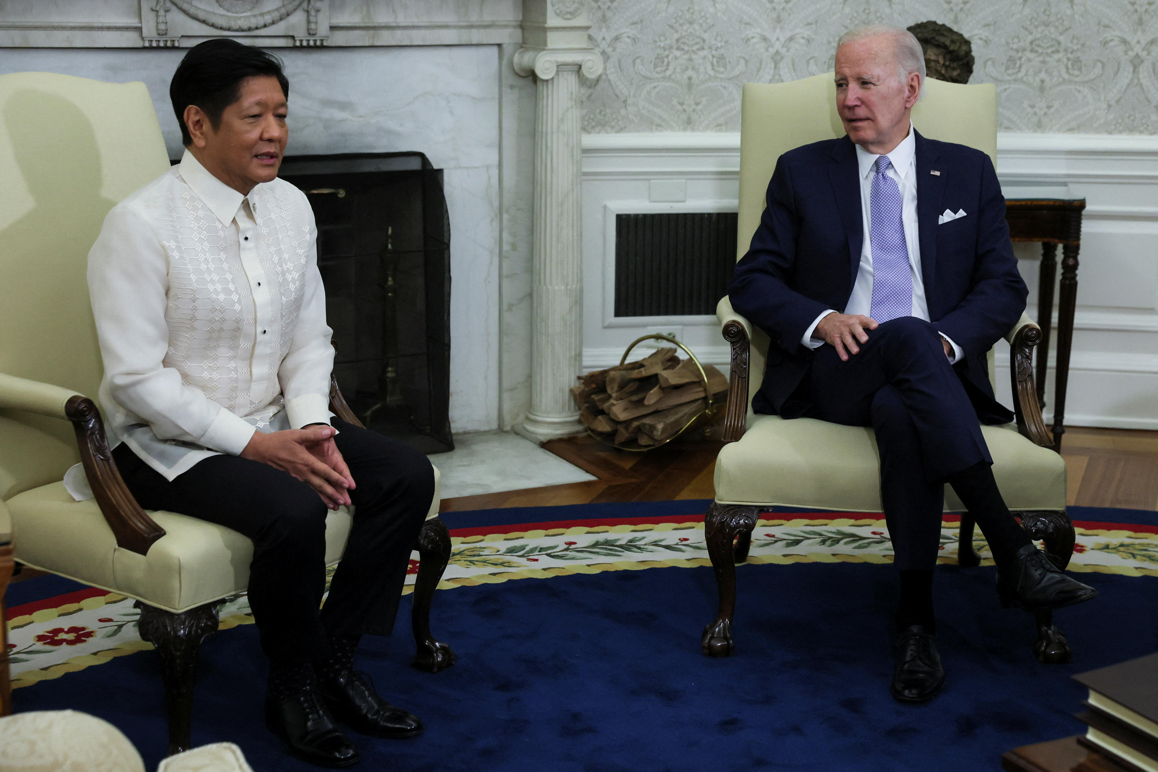 U.S. President Biden welcomes Philippine President Ferdinand Marcos Jr.  to the White House in Washington