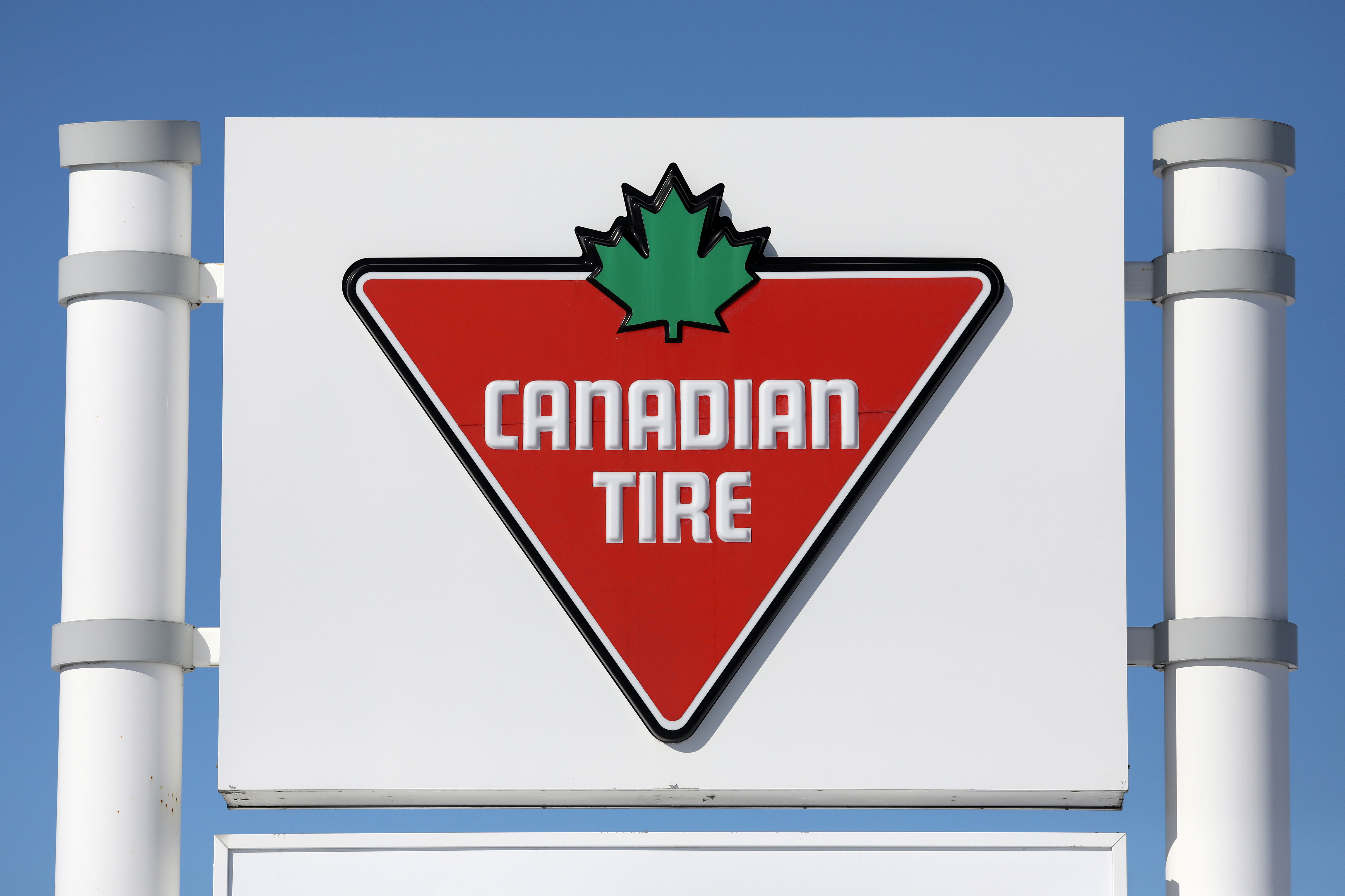 The Canadian Tire logo is seen in Ottawa