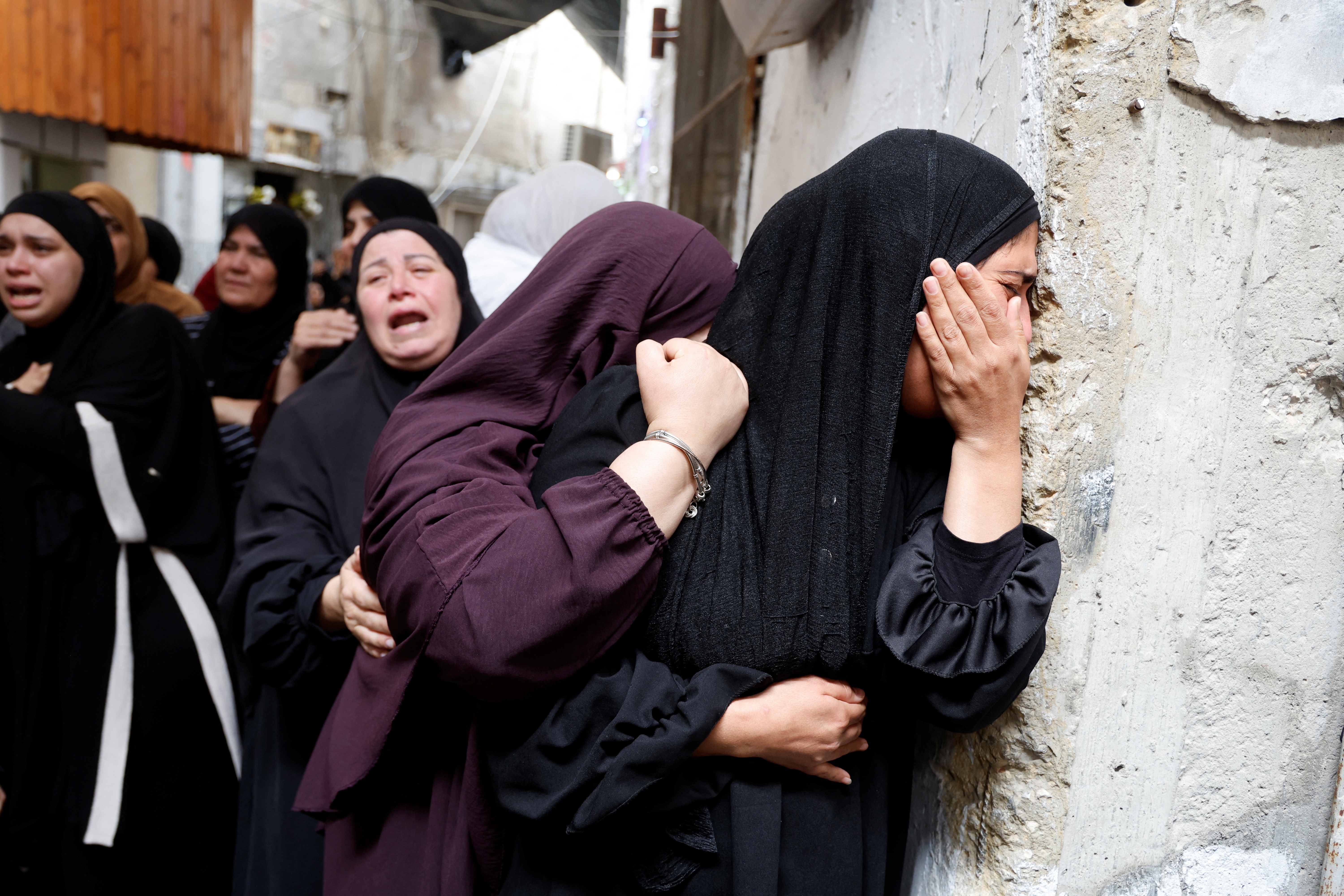 Funeral of Palestinians killed during an Israeli raid in Tulkarm