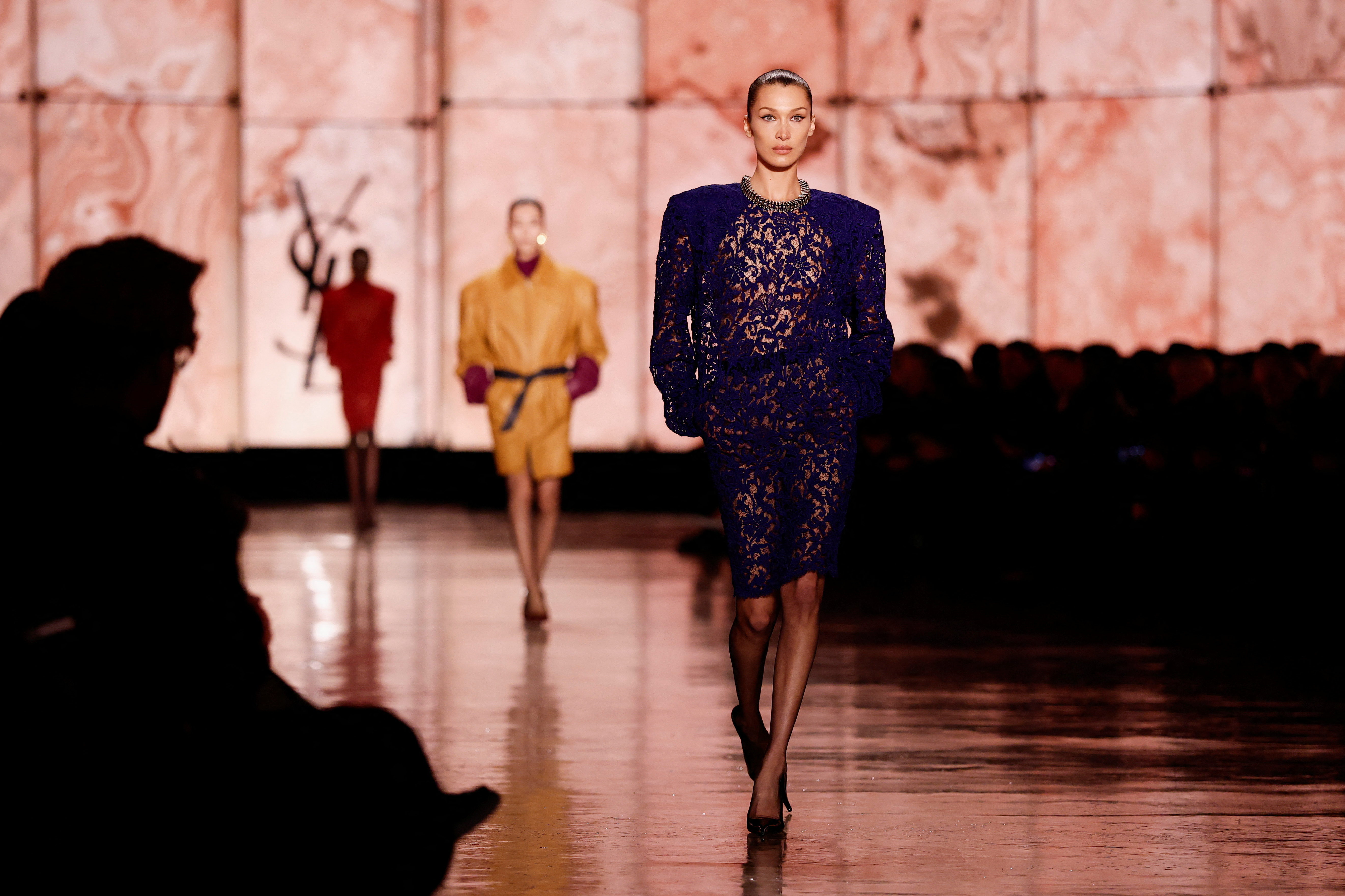 Saint Laurent closes Paris Fashion Week with fresh shapes and 