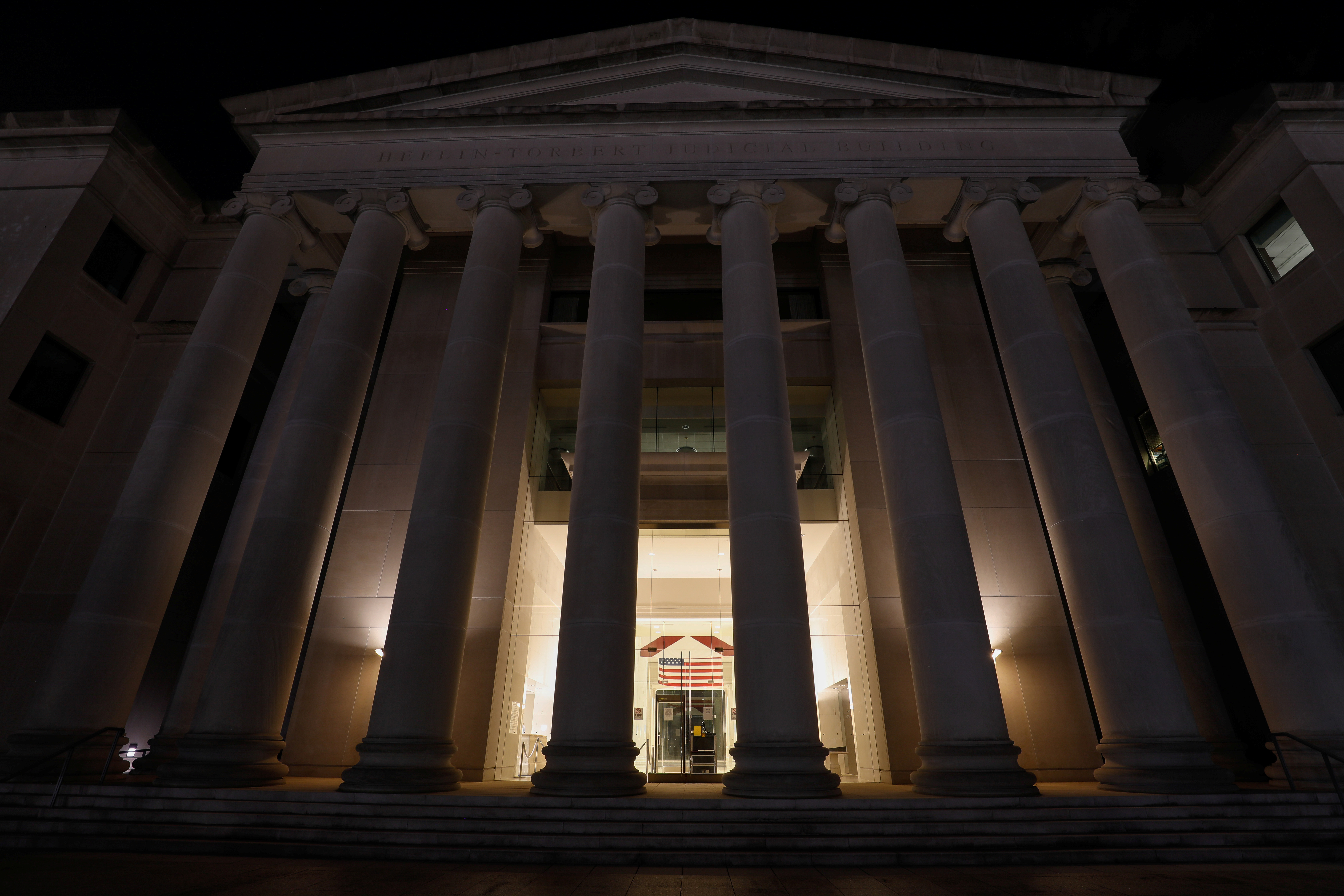 Alabama Judicial Building is seen in Montgomery