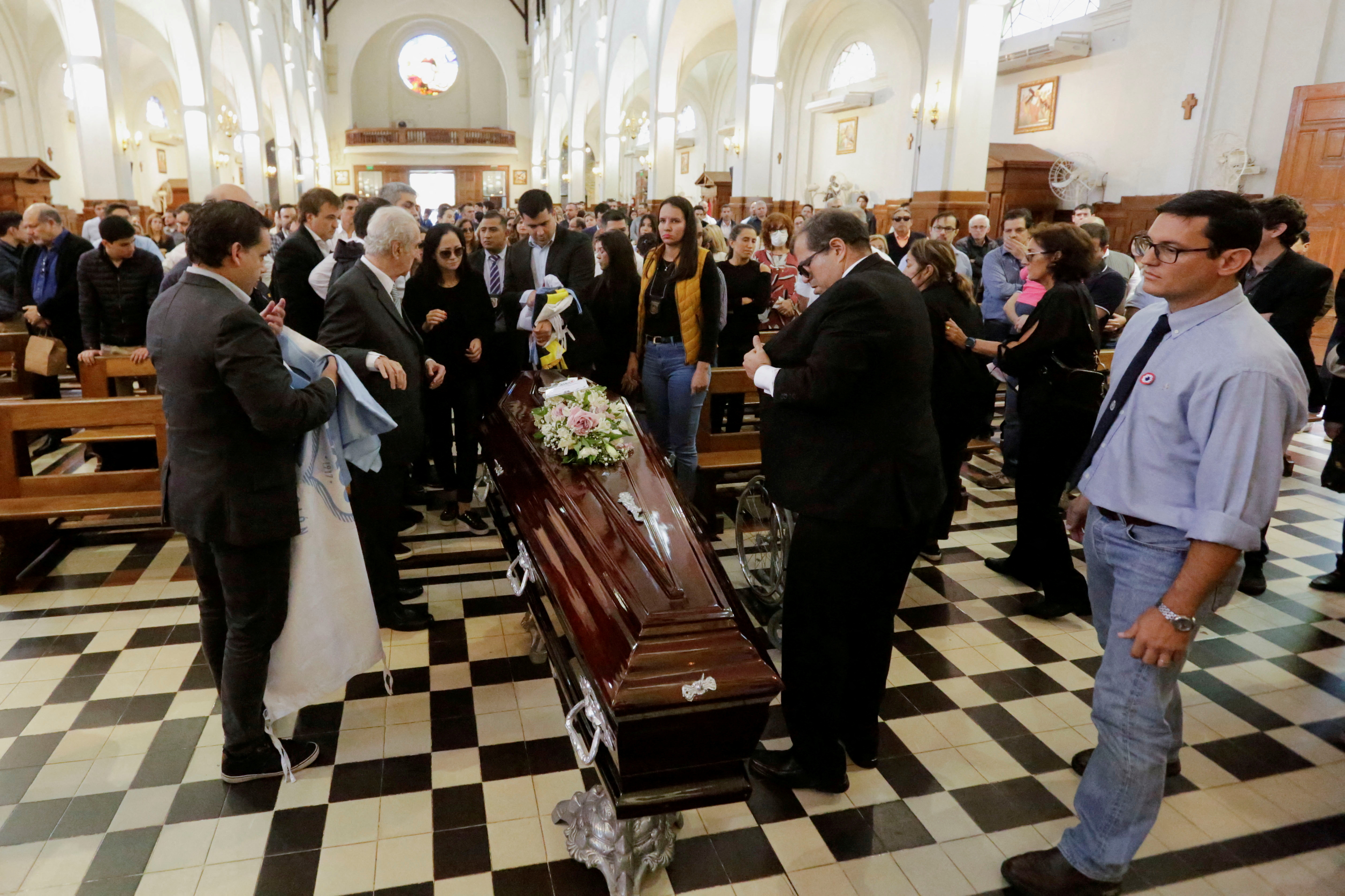 Funeral service of Paraguayan prosecutor Marcelo Pecci in Asuncion