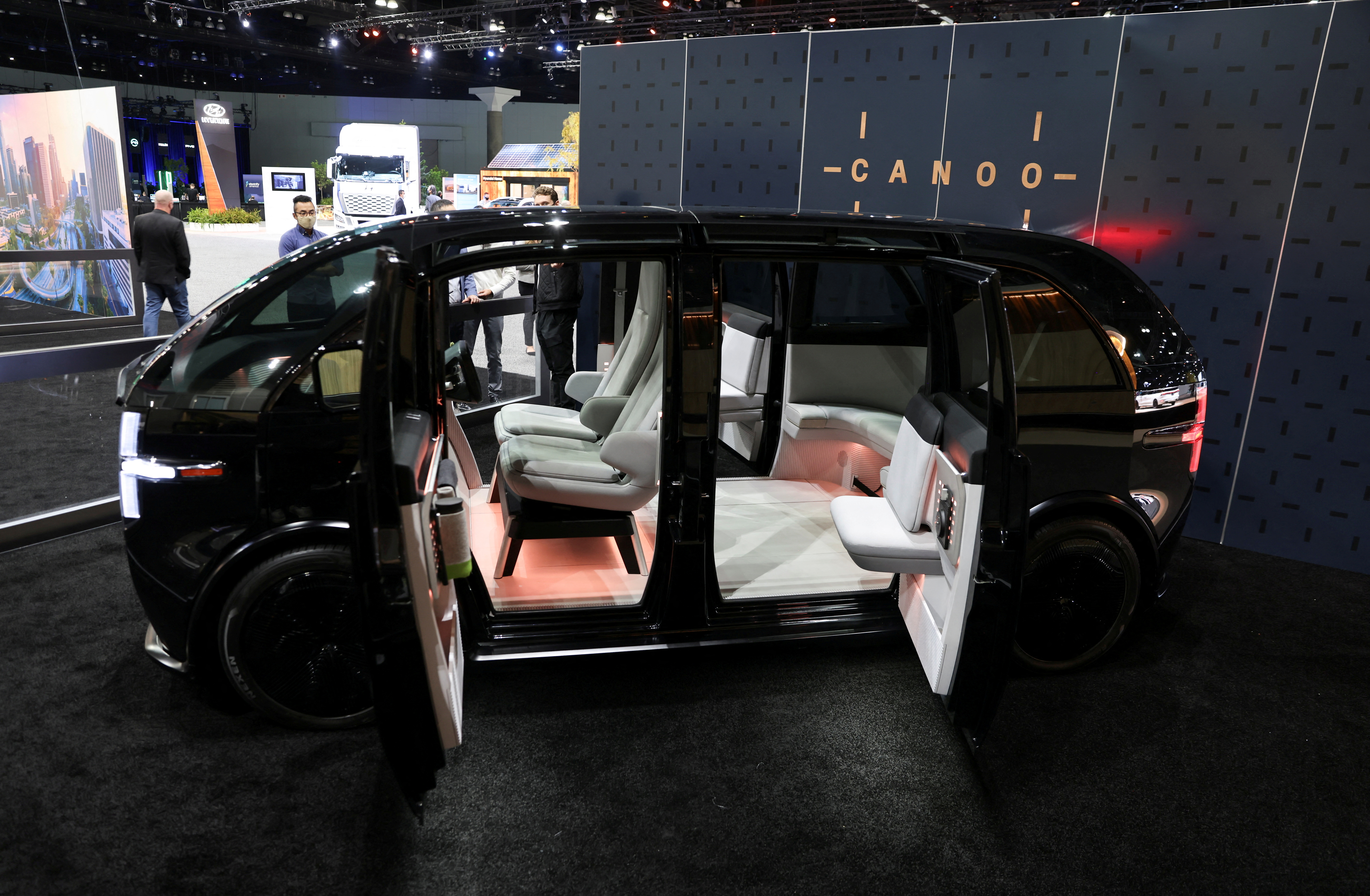 Canoo Lifestyle Vehicle at the 2021 LA Auto Show