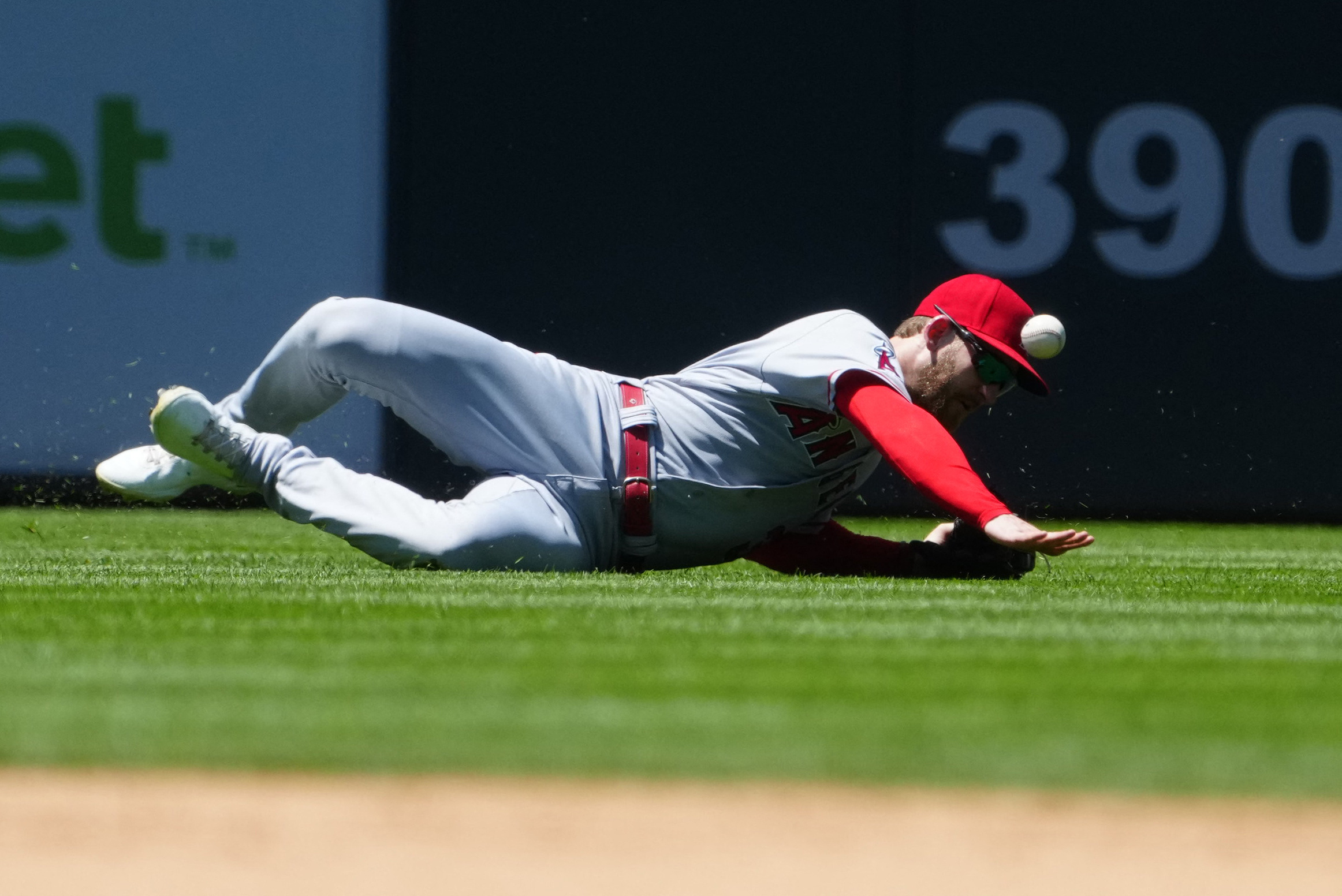 Colorado Rockies designated hitter, Jorge Alfaro (38) waits for the pitch  in an MLB baseball game against the Los Angeles Angels.The Angels defeated  the Rockies 4-3 in Denver on Sunday, June 25