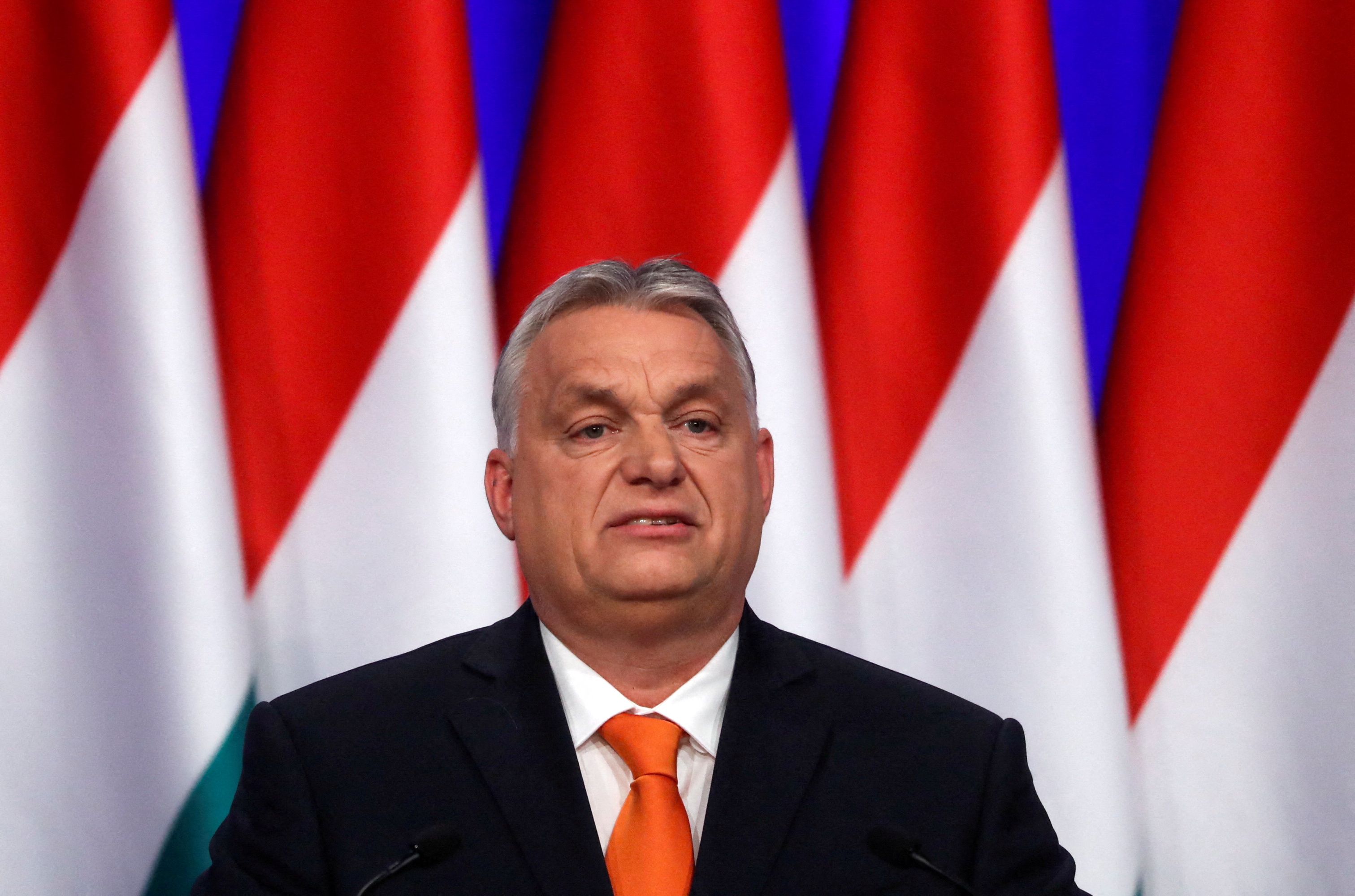 Hungarian PM Orban delivers his annual speech in Budapest