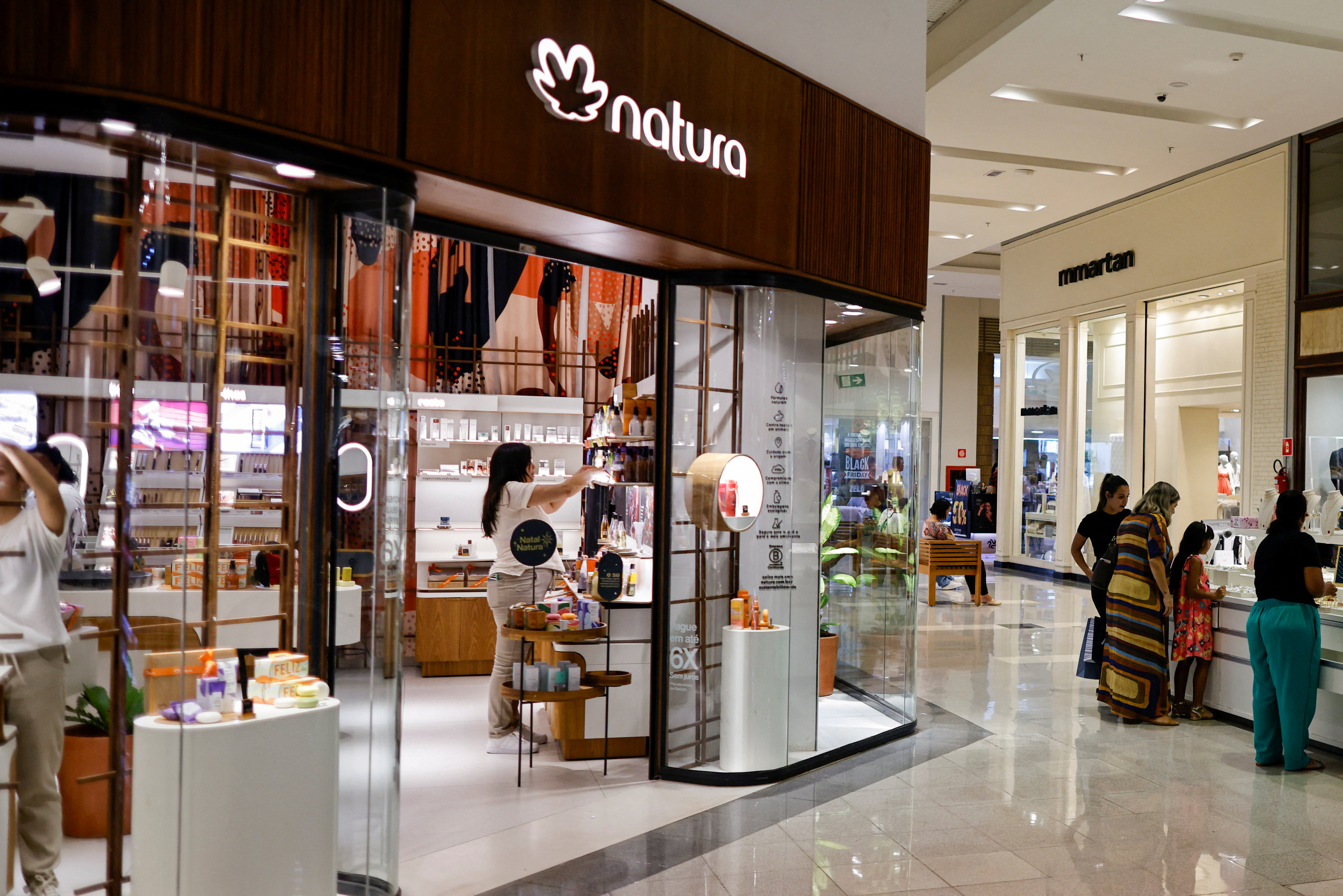 Natura store in a shopping mall in Brazil