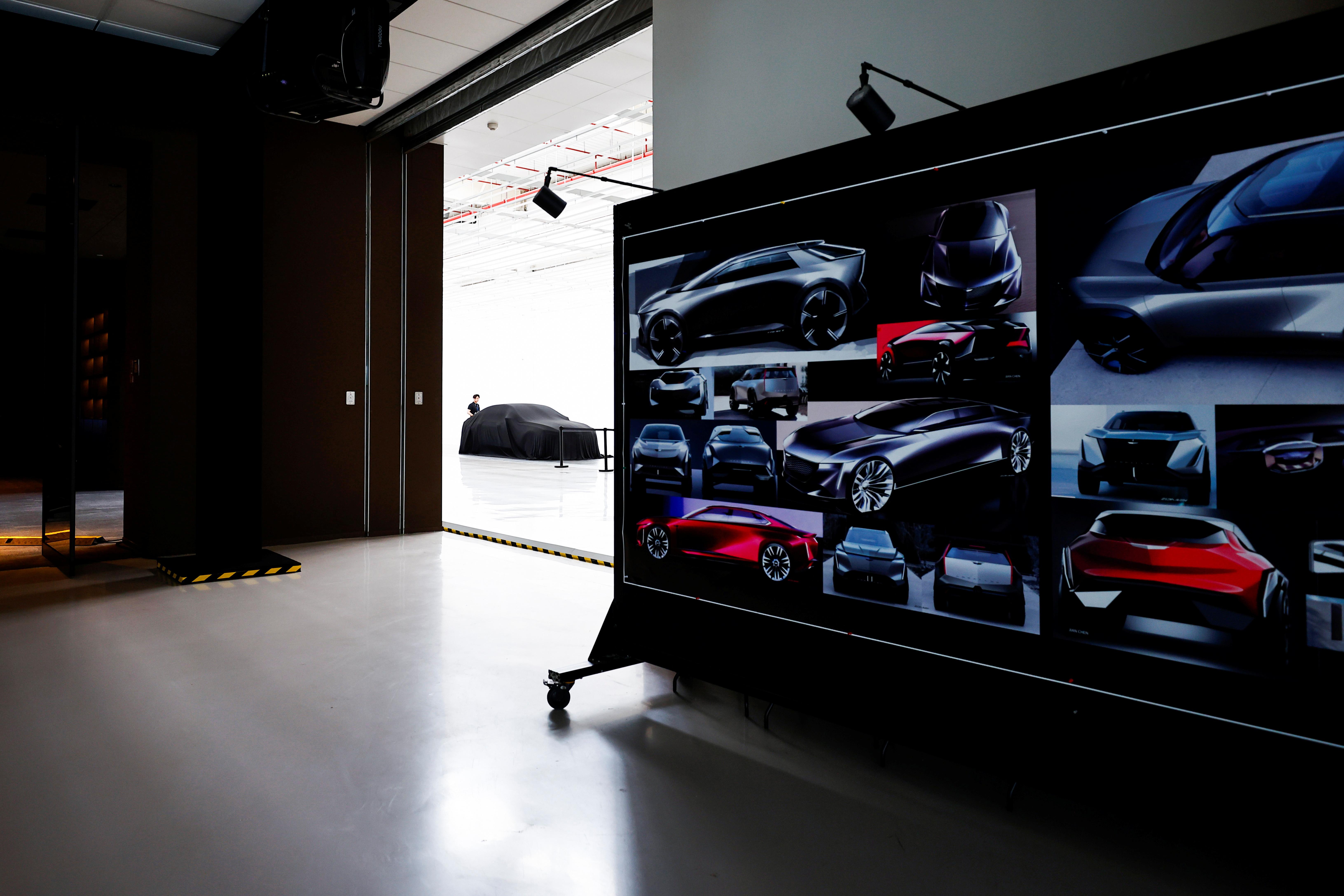 A Studio of GM China Advanced Design Center is pictured, in Shanghai