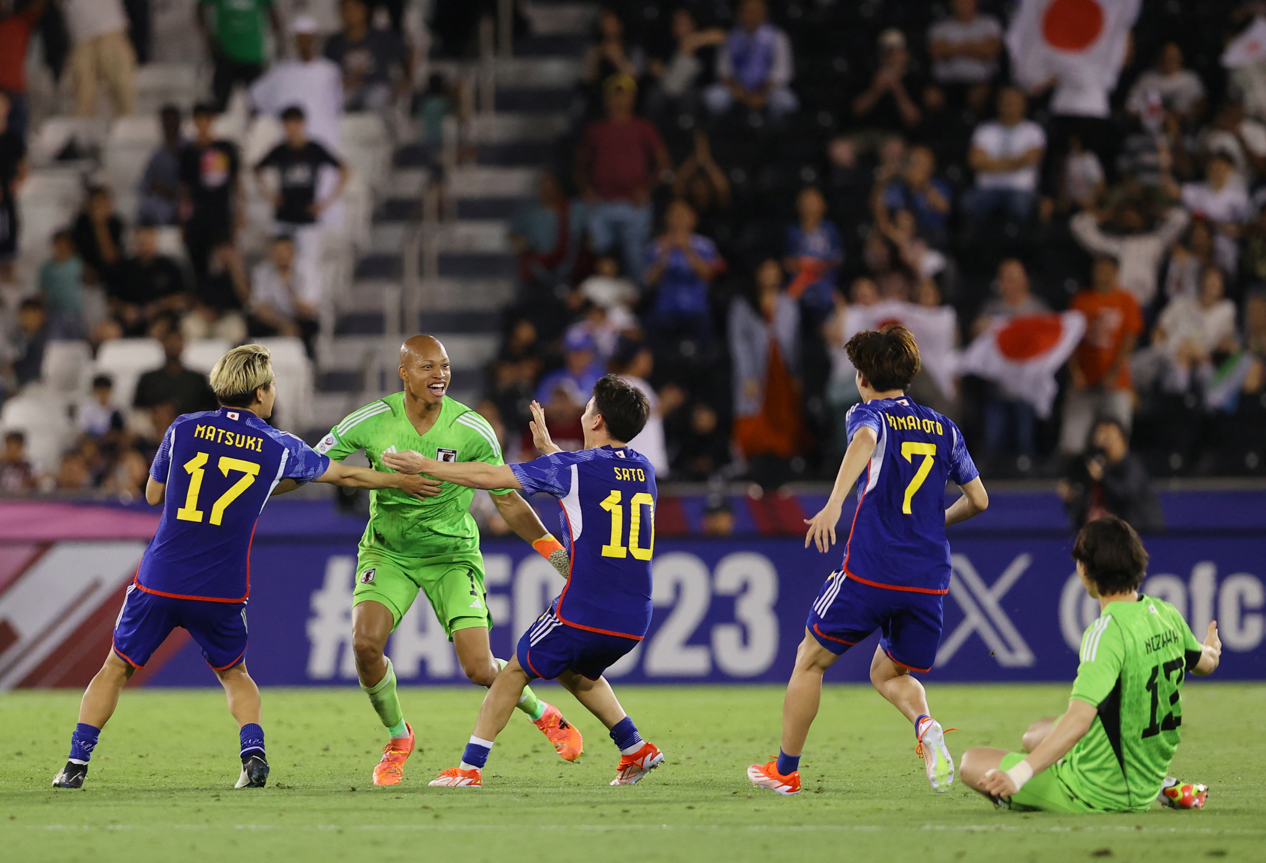 Kokubo's injury time penalty save secures title for Japan | Reuters