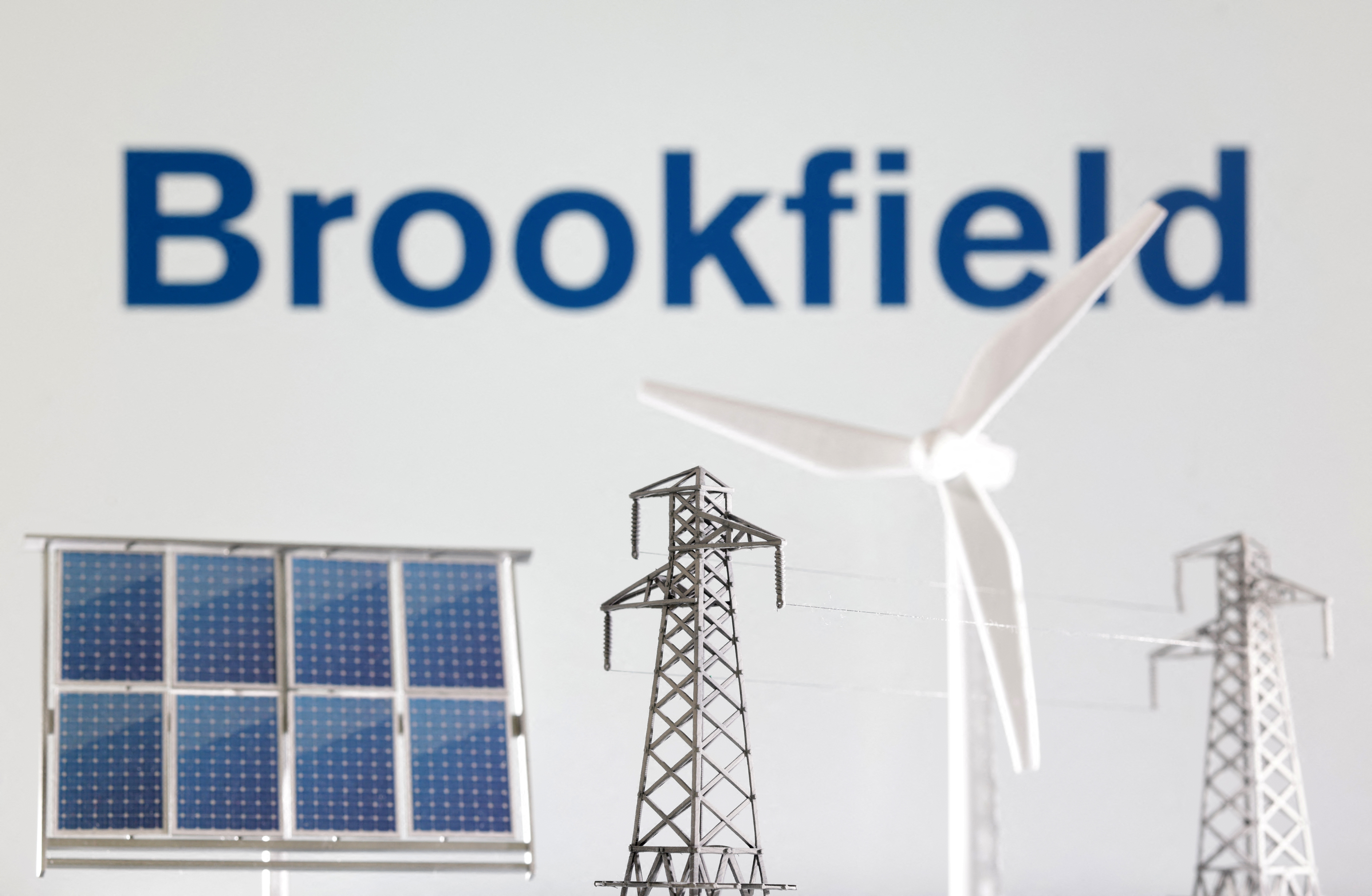 Illustration shows Brookfield Renewable logo