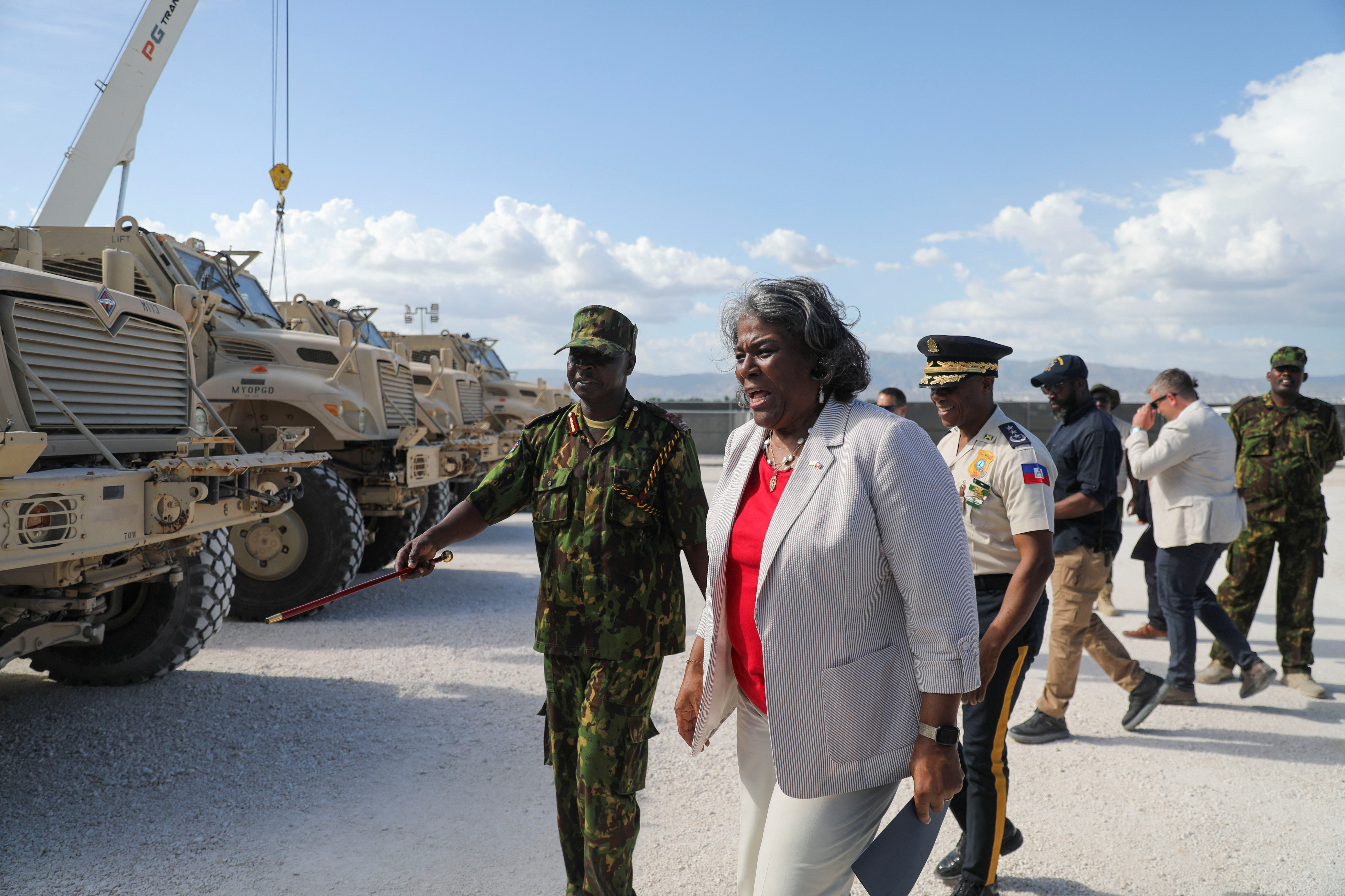 U.S. Ambassador to the United Nations Linda Thomas-Greenfield visits Haiti