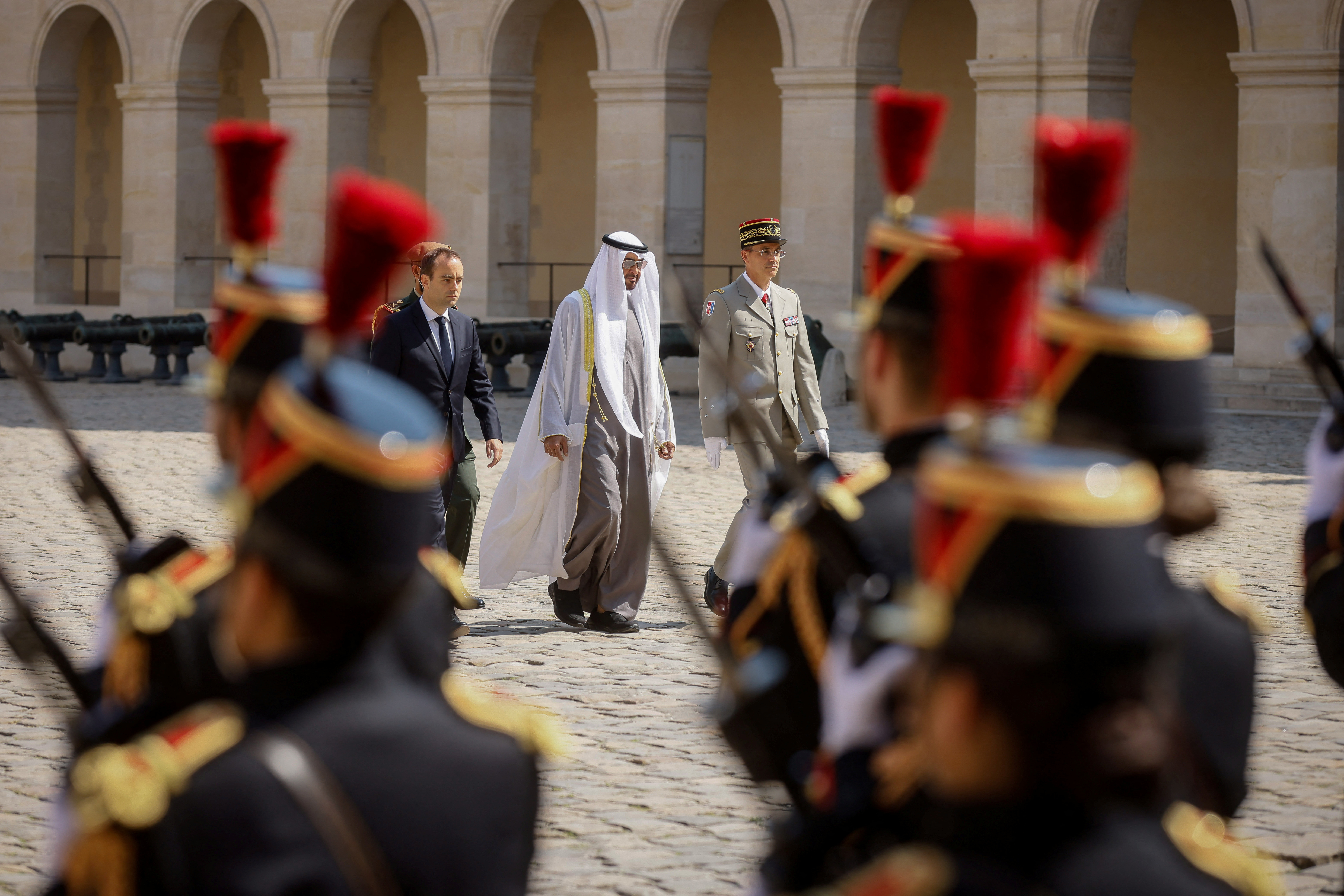 United Arab Emirates' President Sheikh Mohammed Bin Zayed visits France