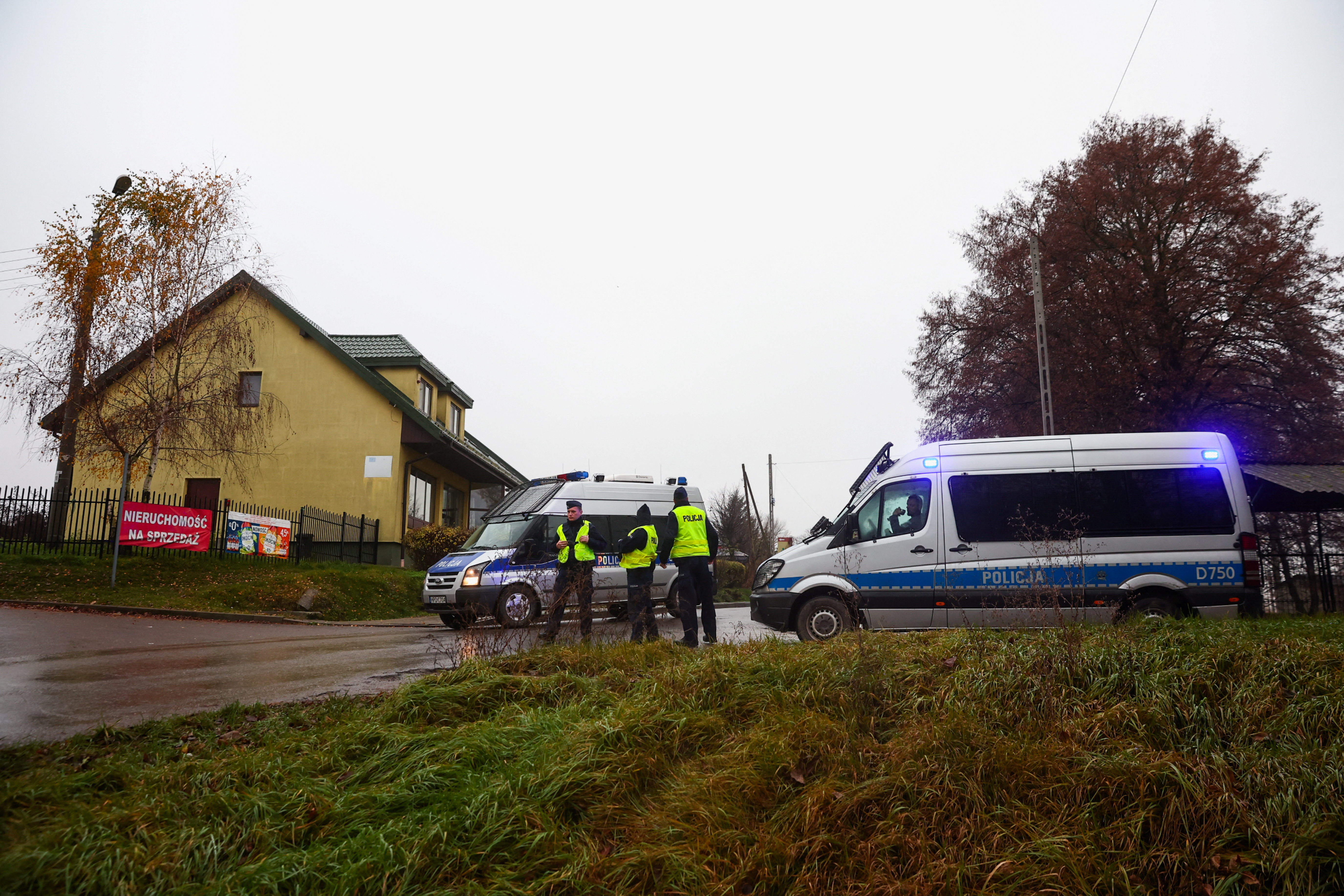 Explosion kills two in Poland near Ukraine border