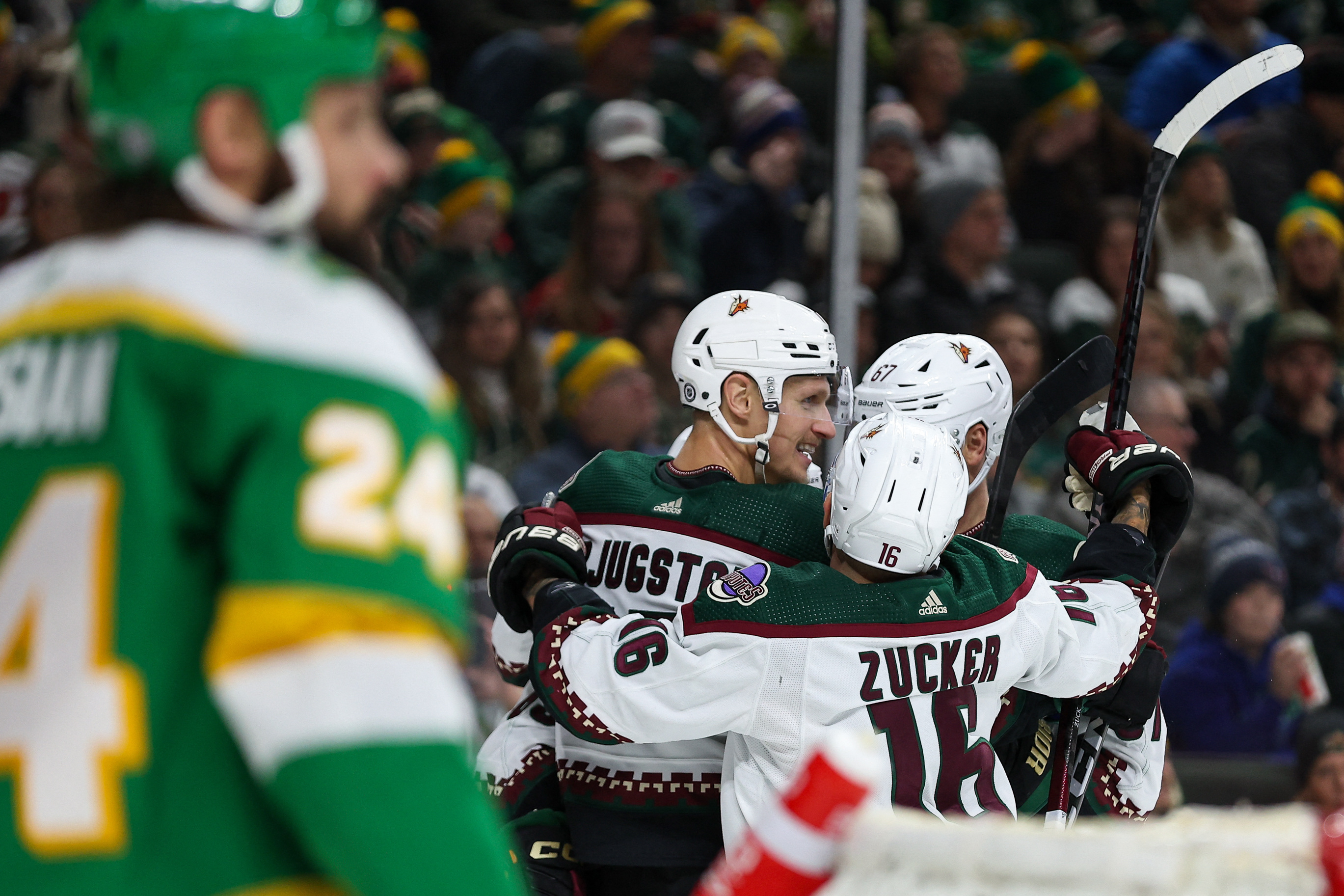 Nick Bjugstad's Hat Trick Lifts Coyotes Over Wild | Reuters