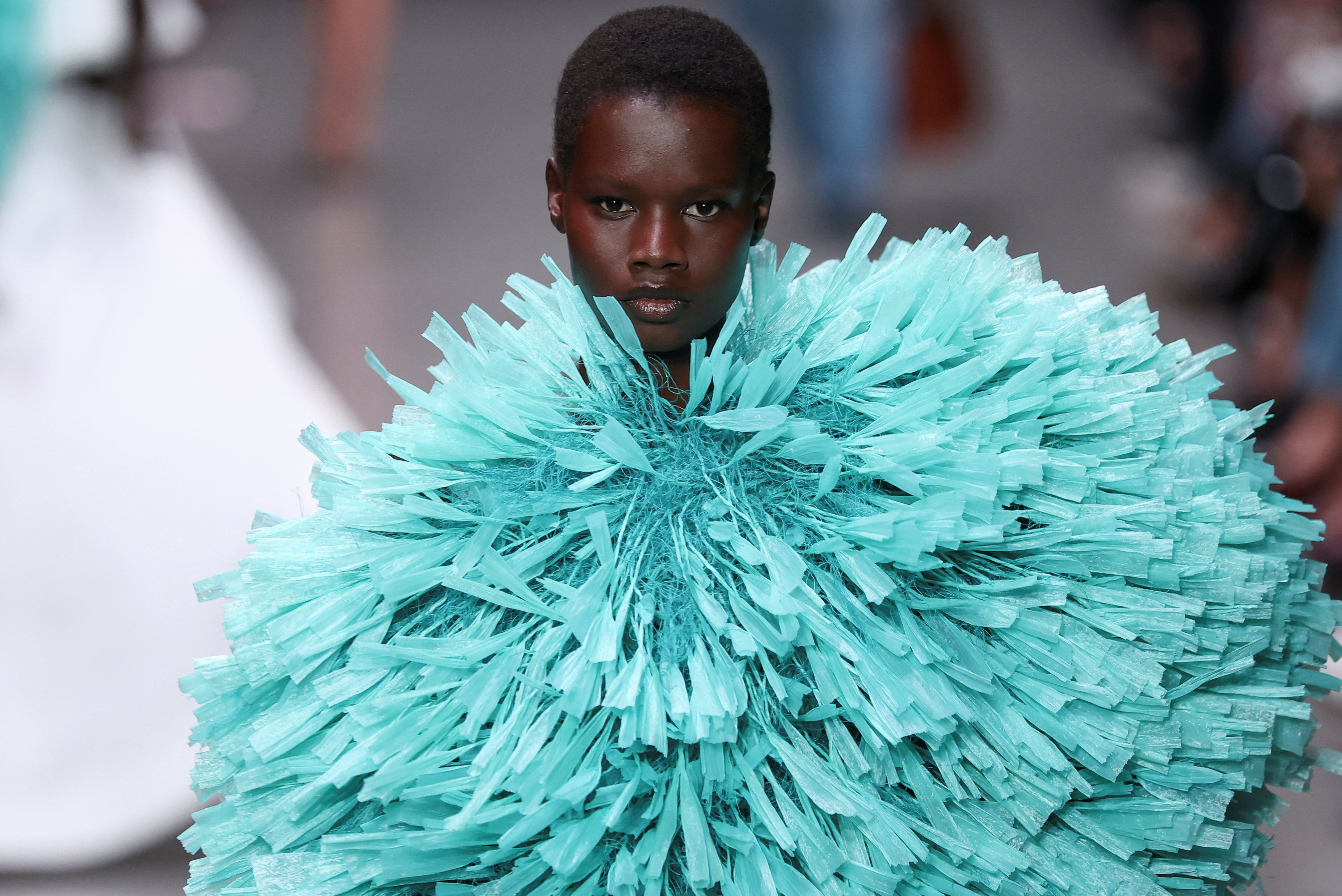 【新品】Stella Mccartney 2025 地球柄　ワンピース　6A QKMN34AODBNLRLARPSLI334WP4.jpg