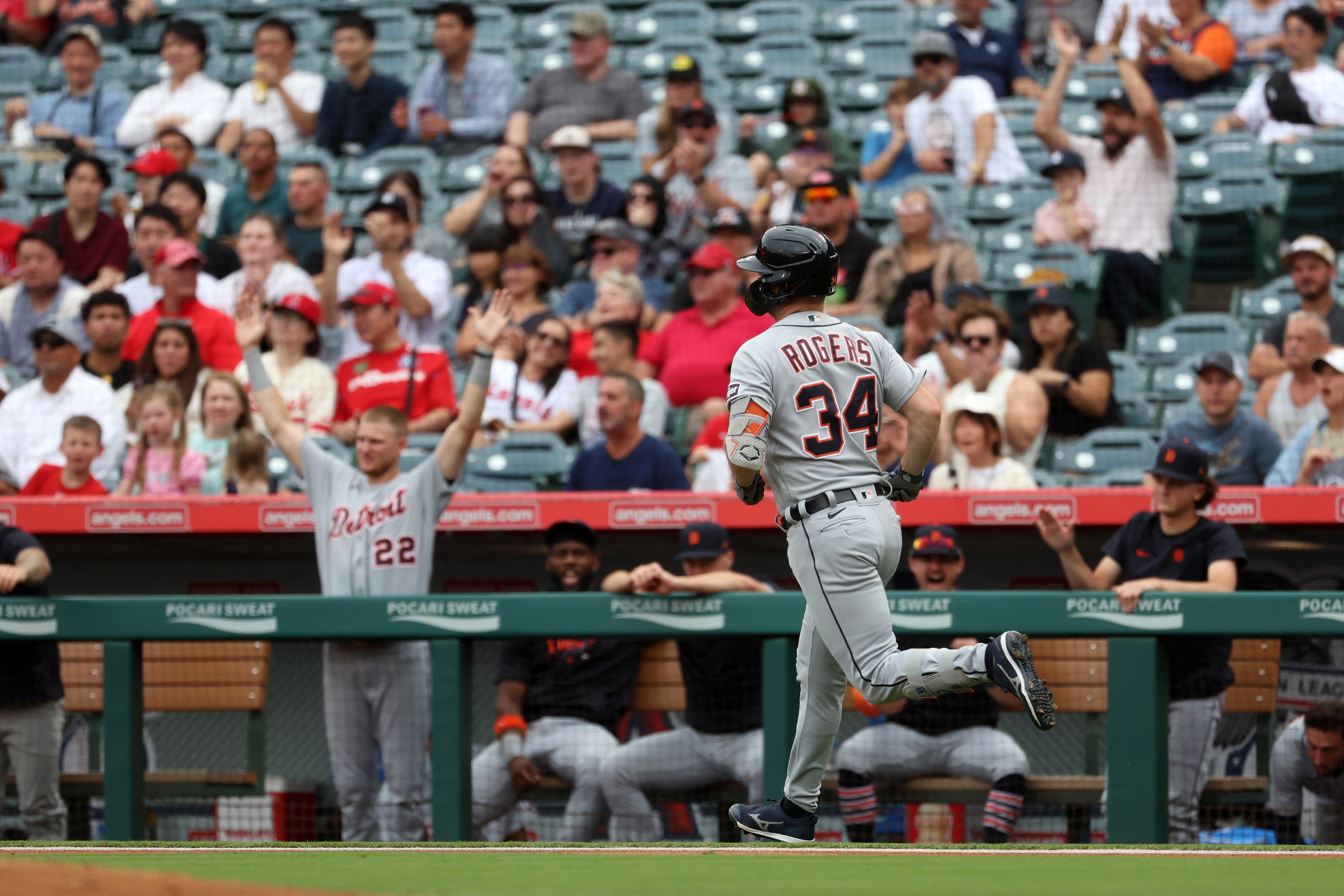 Jake Rogers belts two HRs as Tigers down Angels