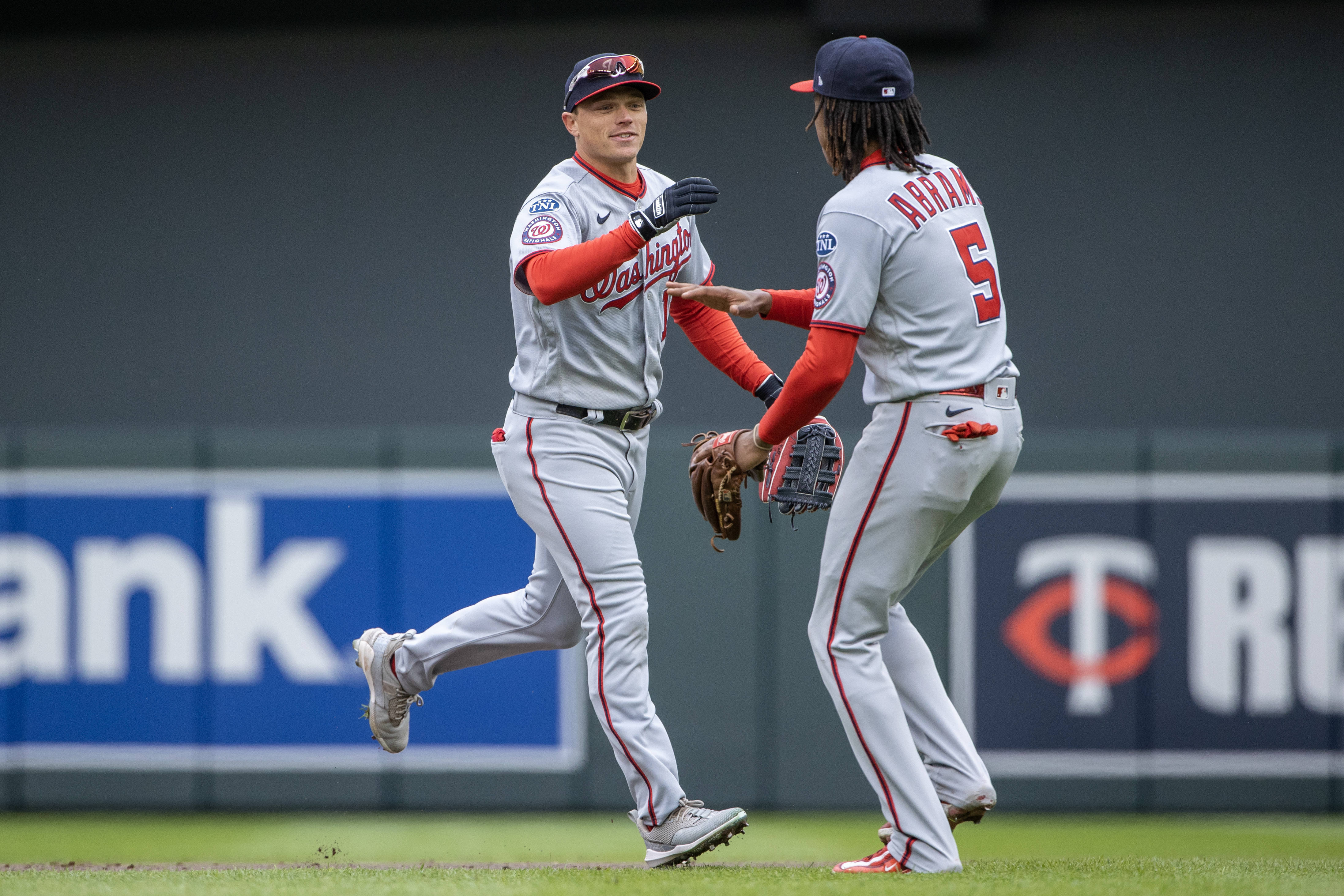 NLDS Game-Used Jersey: Victor Robles