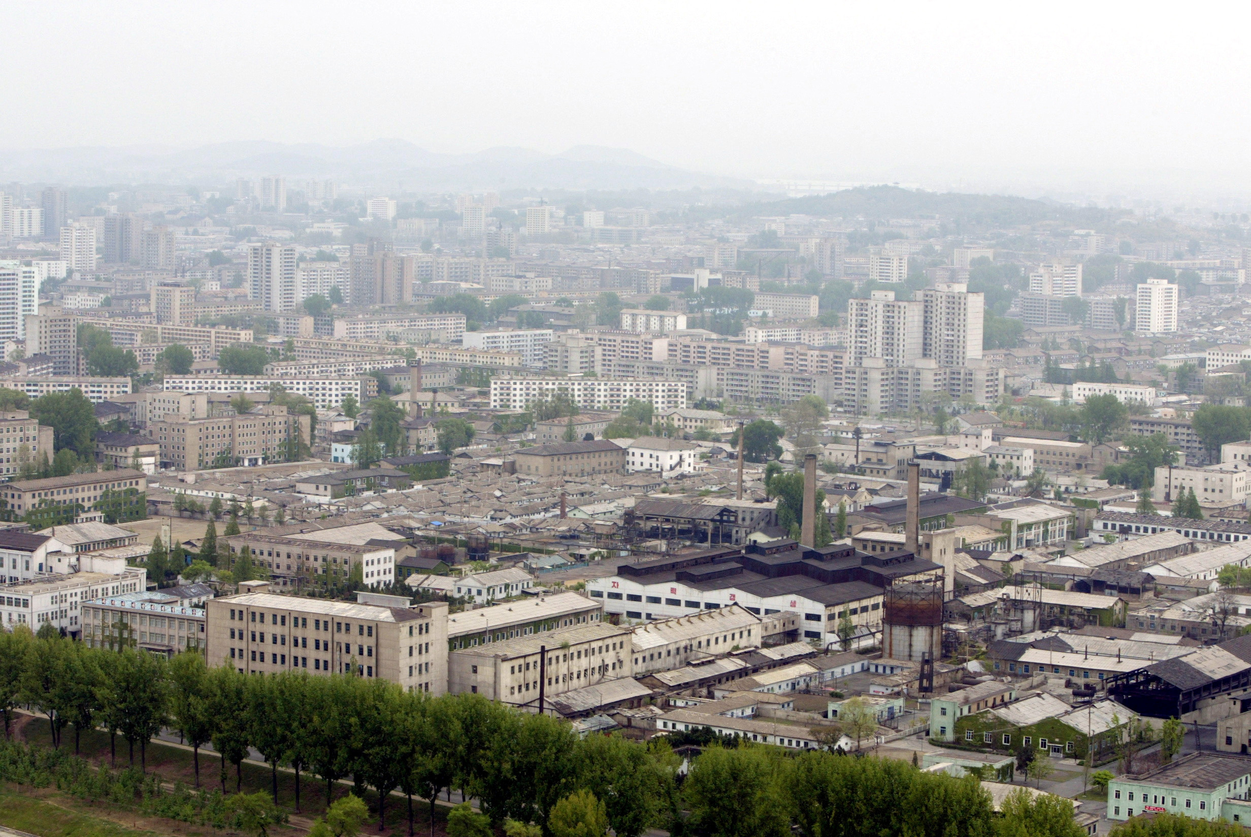 THE NORTH KOREA'S CAPITAL PYONGYANG IS SEEN IN THIS PICTURE.