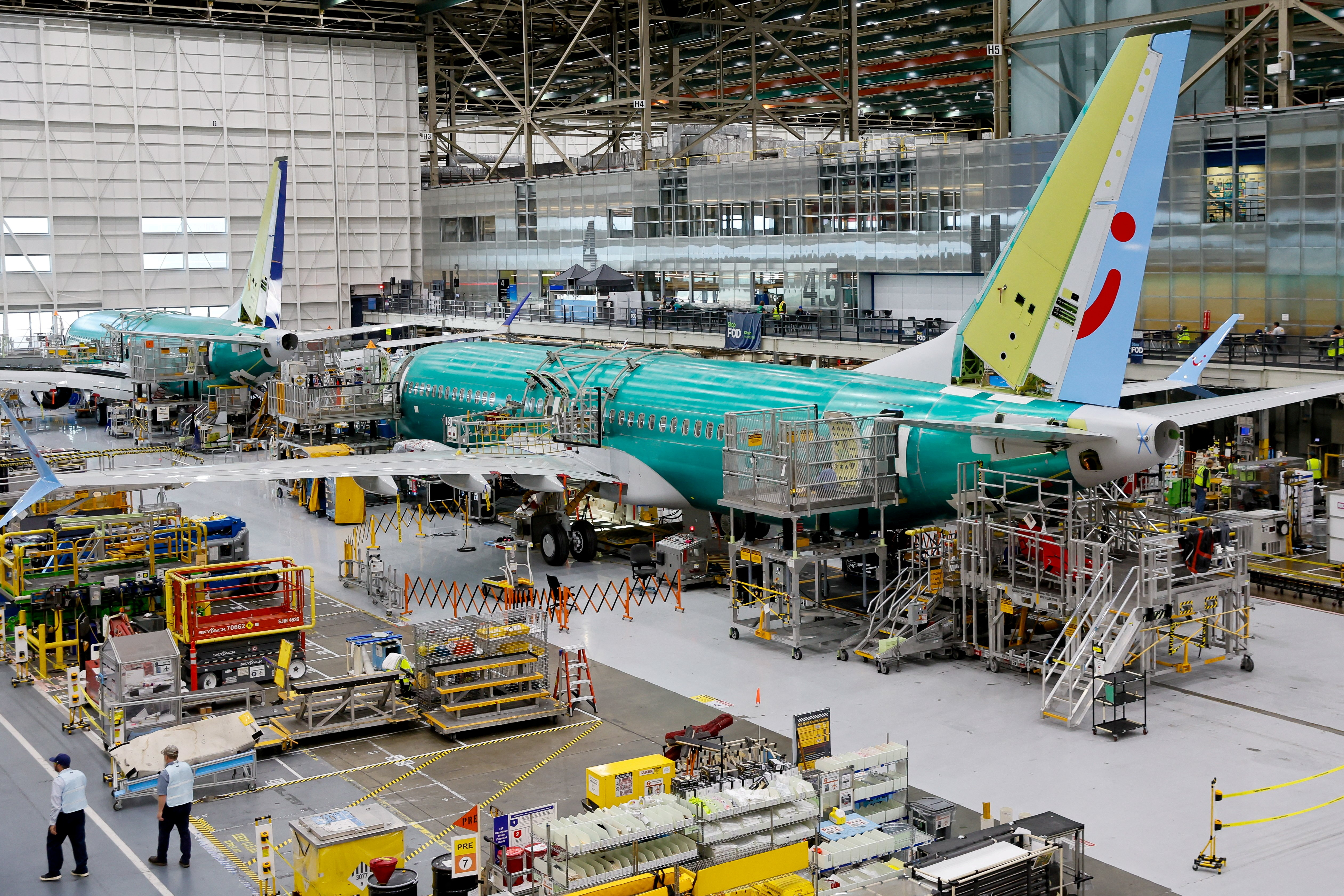 Boeing's new order bookings surge in April | Reuters