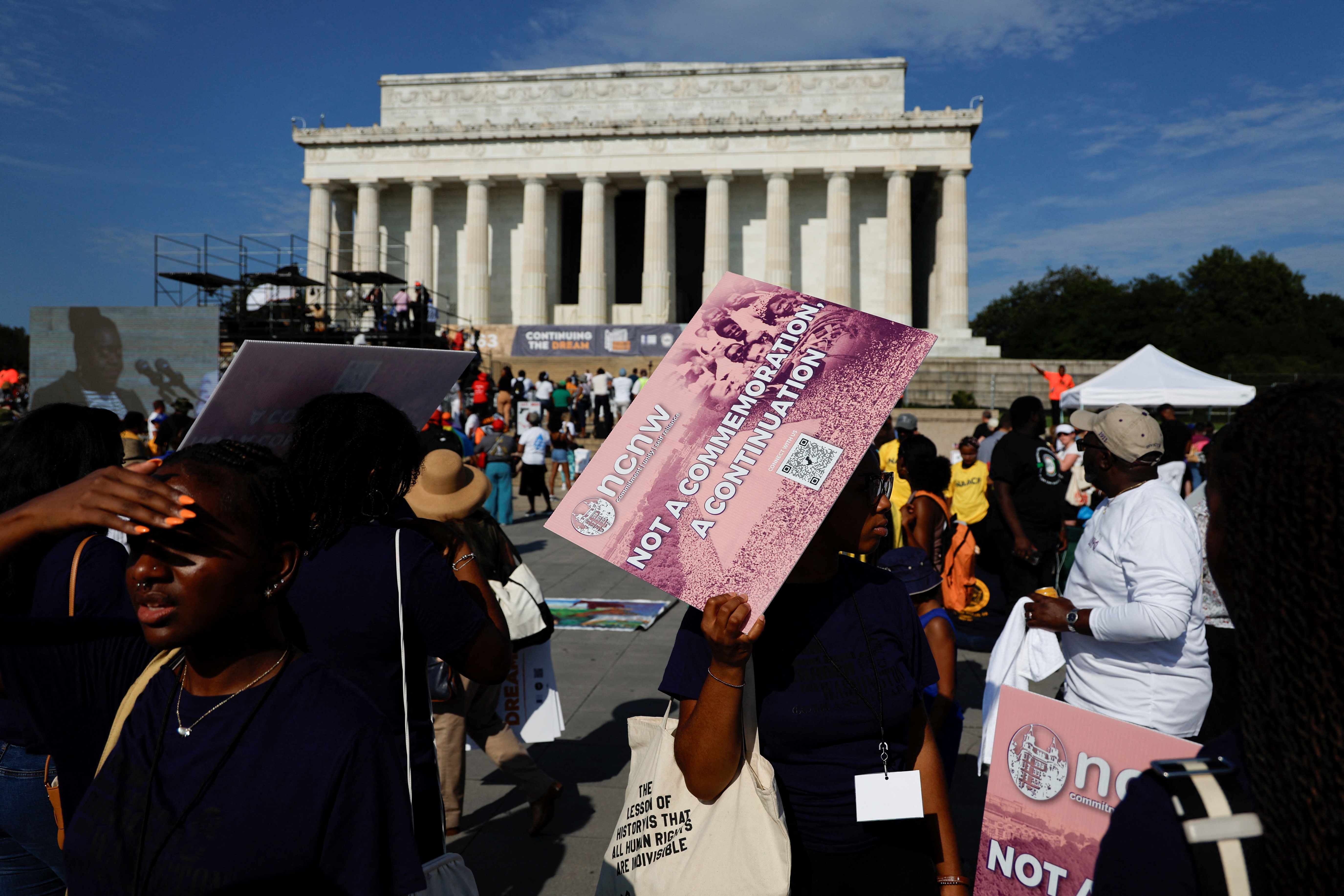 Thousands Celebrate 60th Anniversary of March on Washington