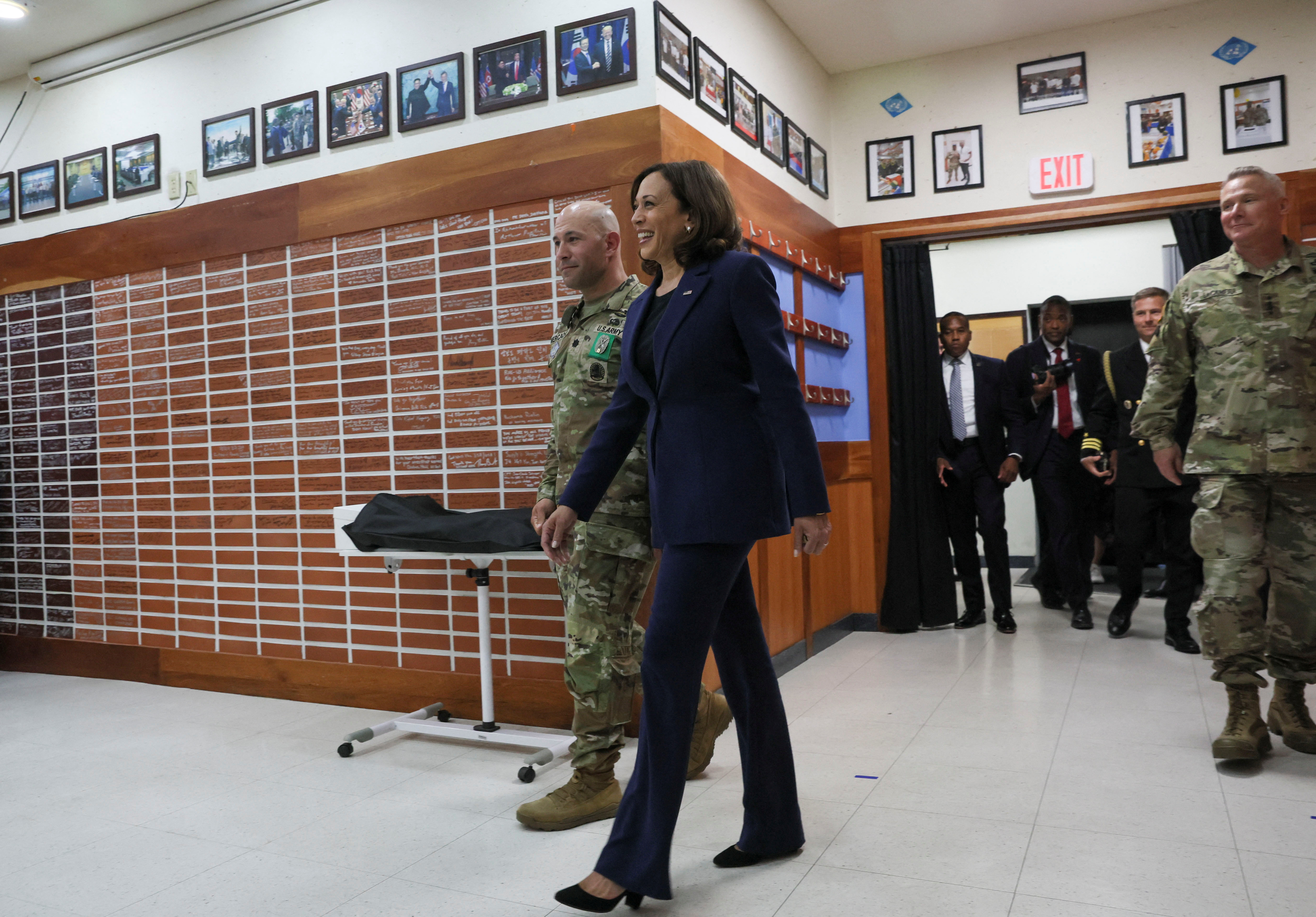 U.S. Vice President Harris visits South Korea
