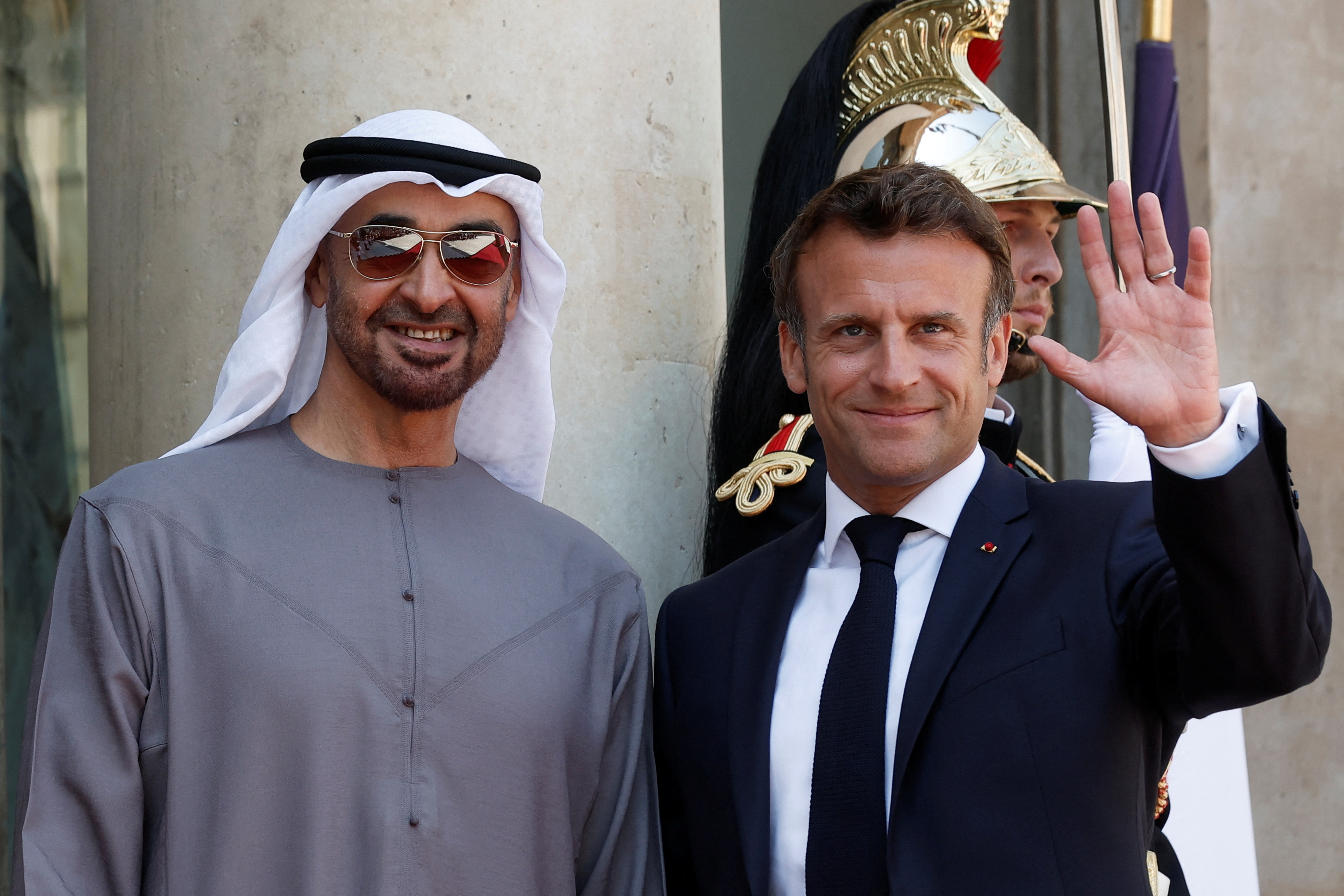 UAE President Sheikh Mohammed bin Zayed al-Nahyan visits France