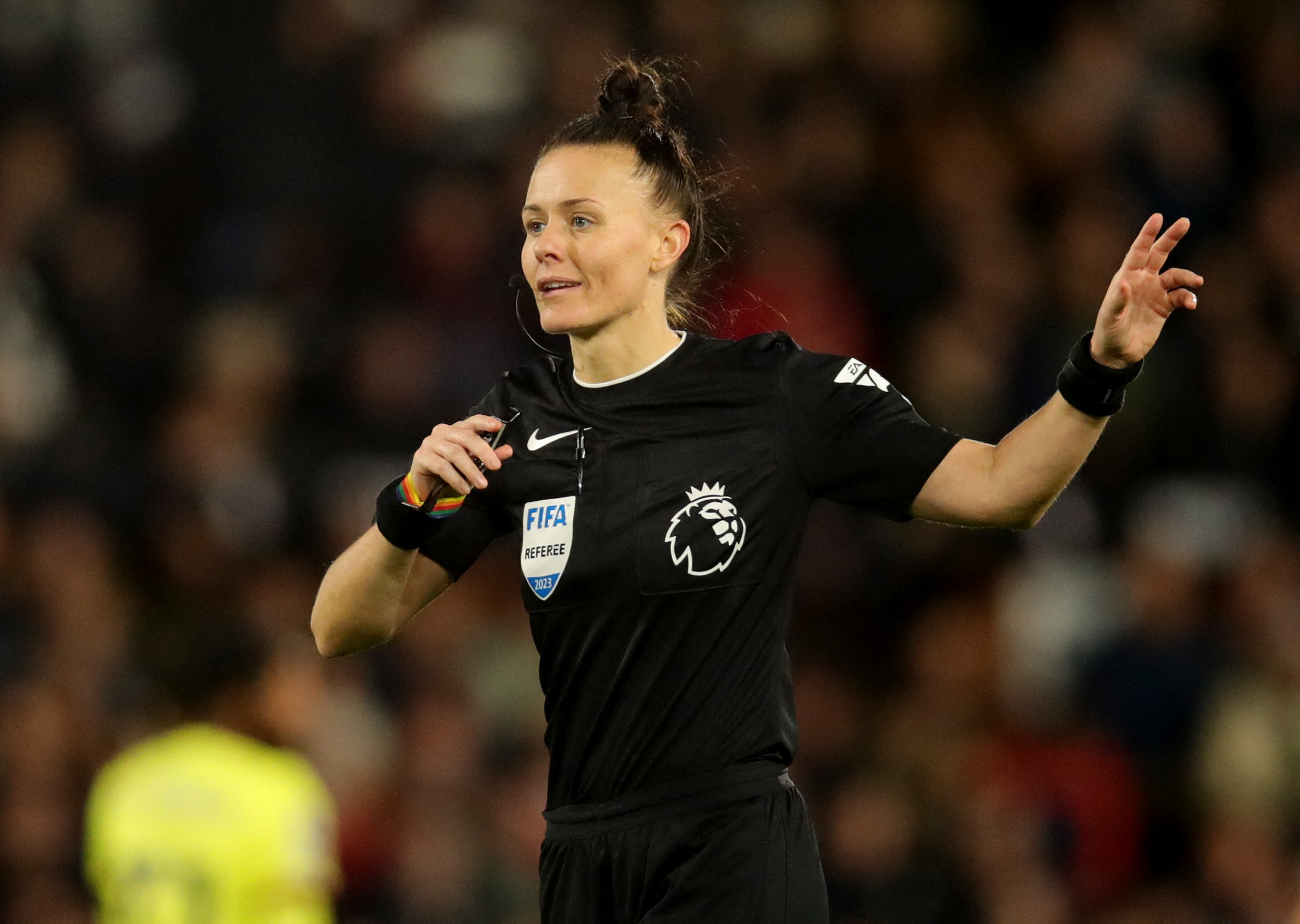 Burnley boss Kompany hails 'big moment' after referee Welch makes history |  Reuters, image size:2300x1635