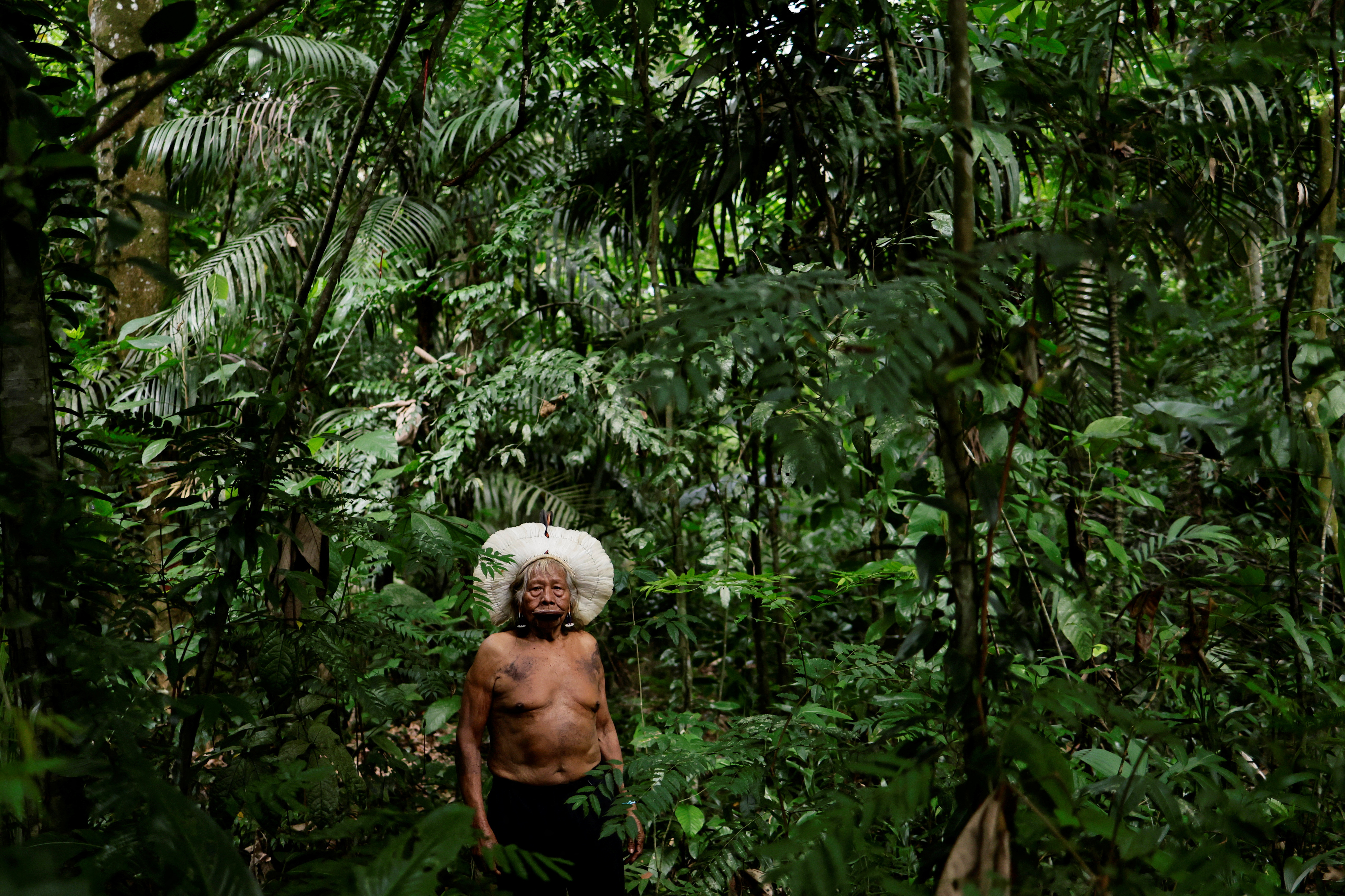 Exclusive:  Indigenous chief Raoni warns of disaster if deforestation  not stopped
