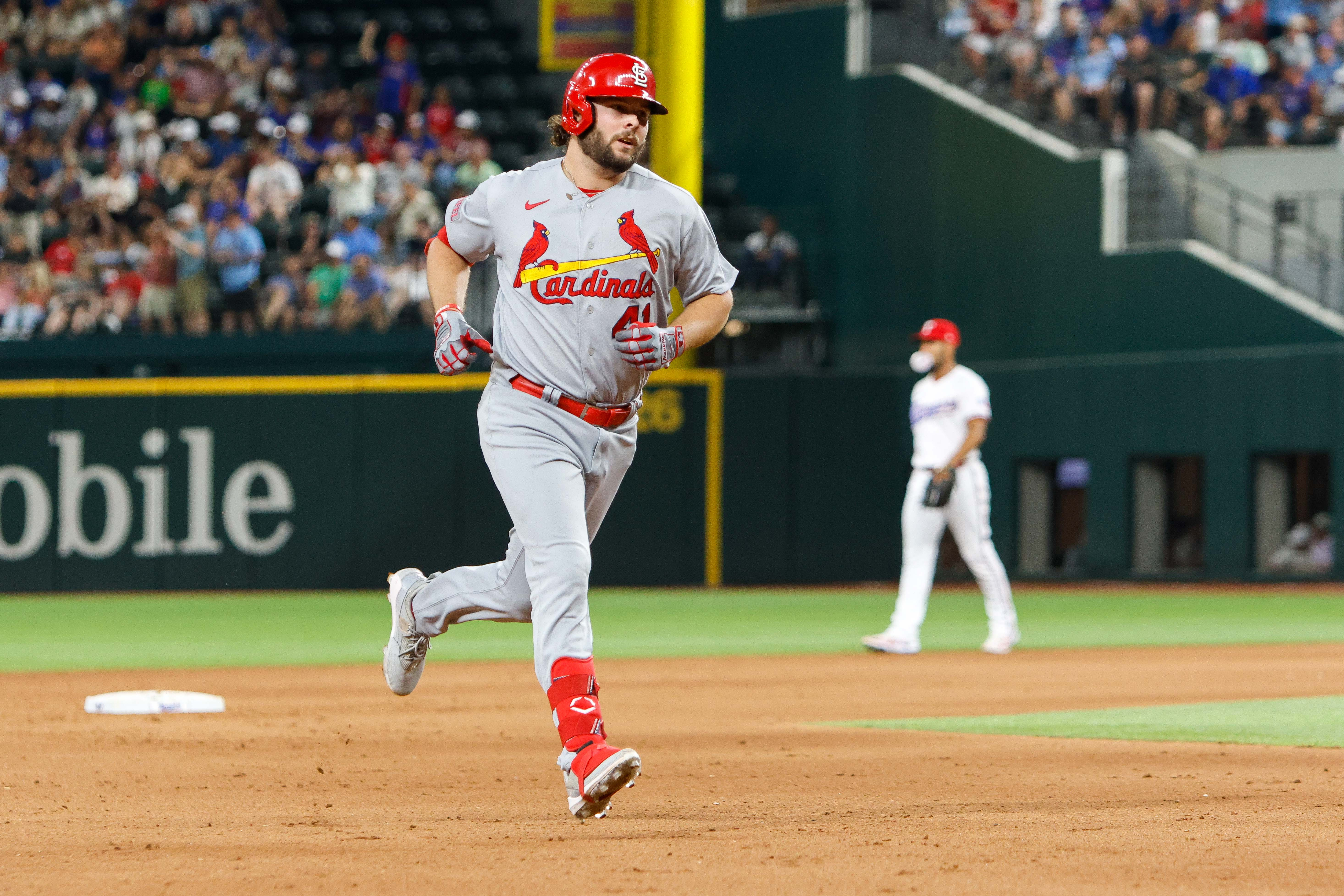 Cards edge Rangers 1-0 on Alec Burleson's late HR