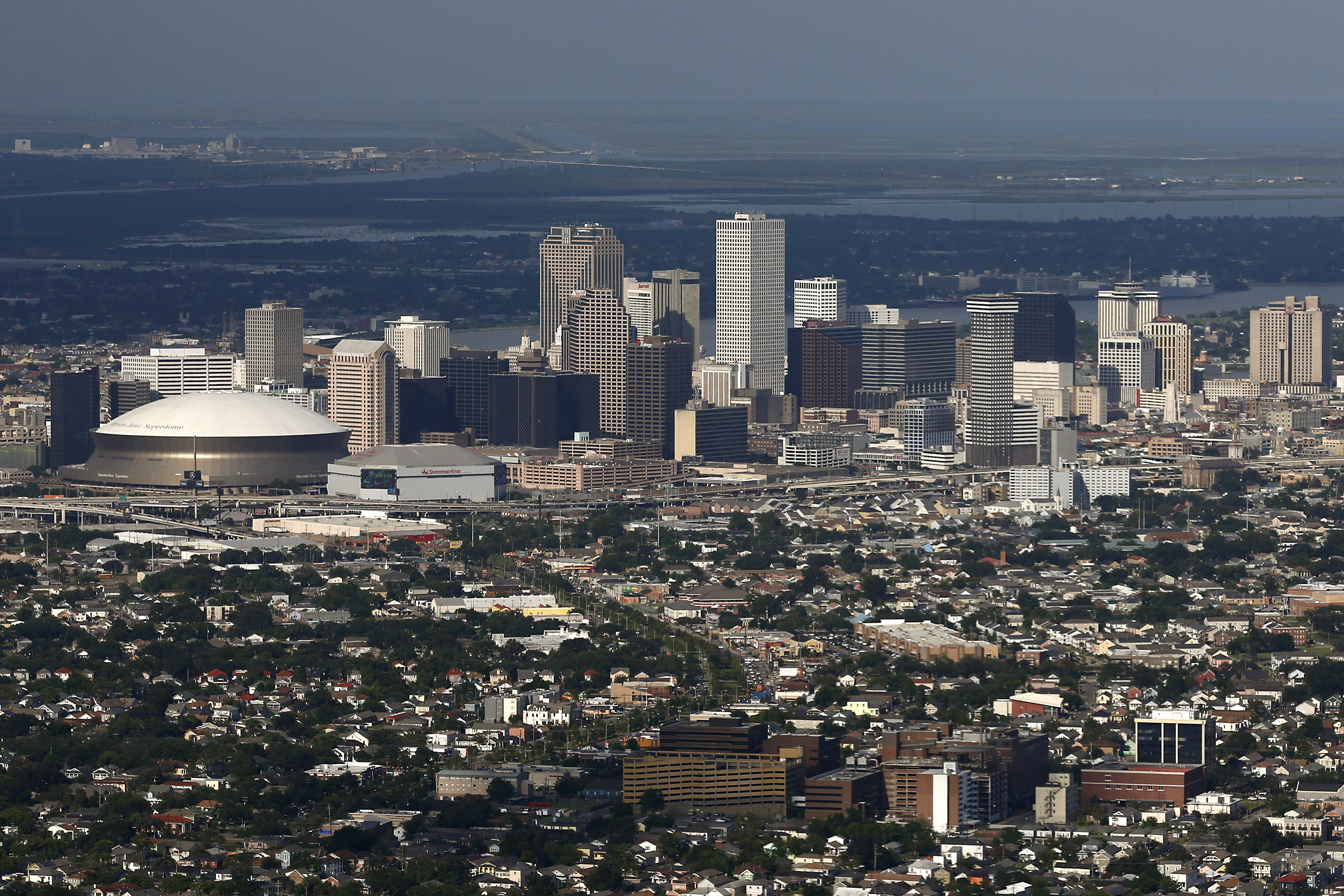 The skyline of New Orleans