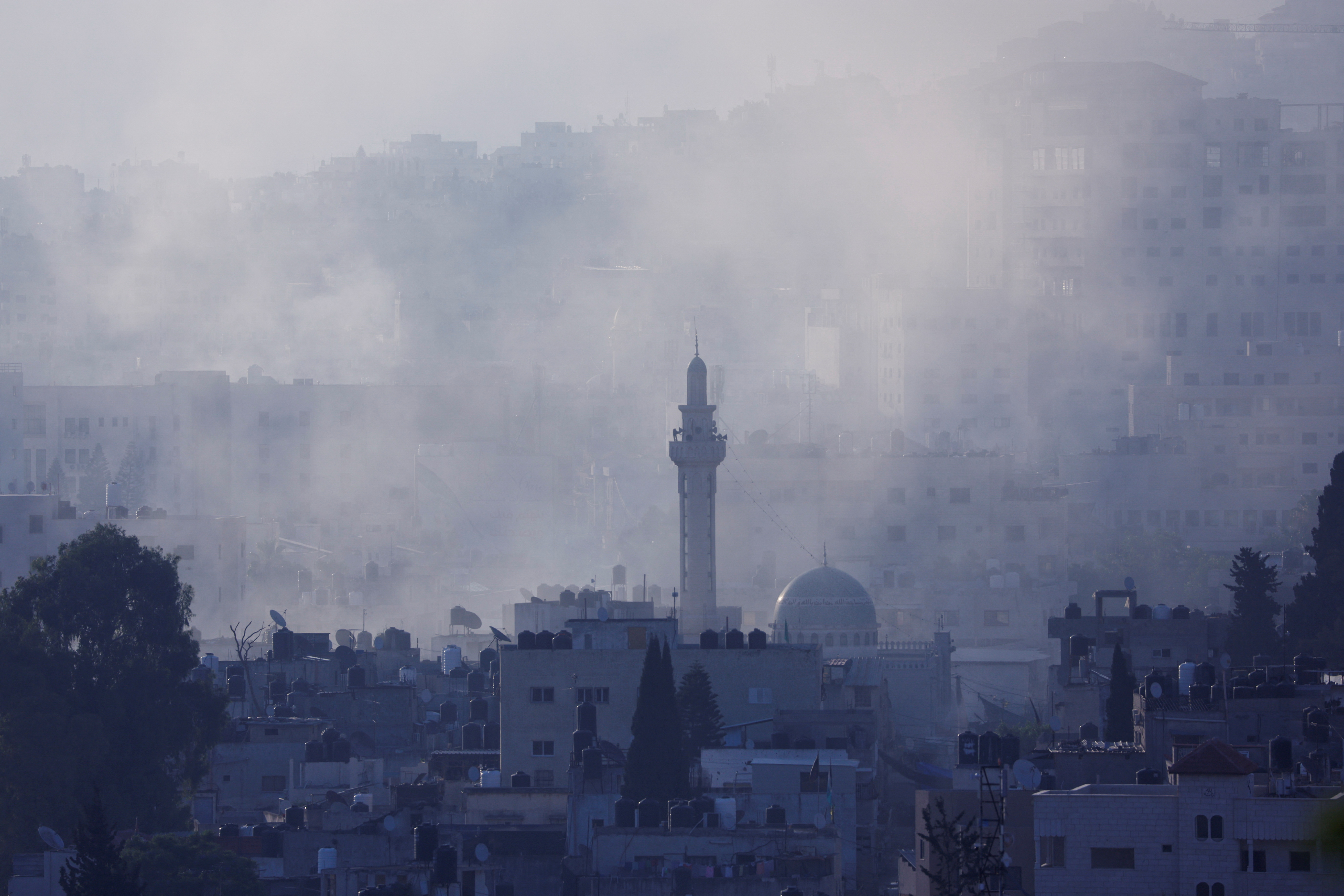 Five Palestinians killed as Israeli drones strike West Bank in major operat...