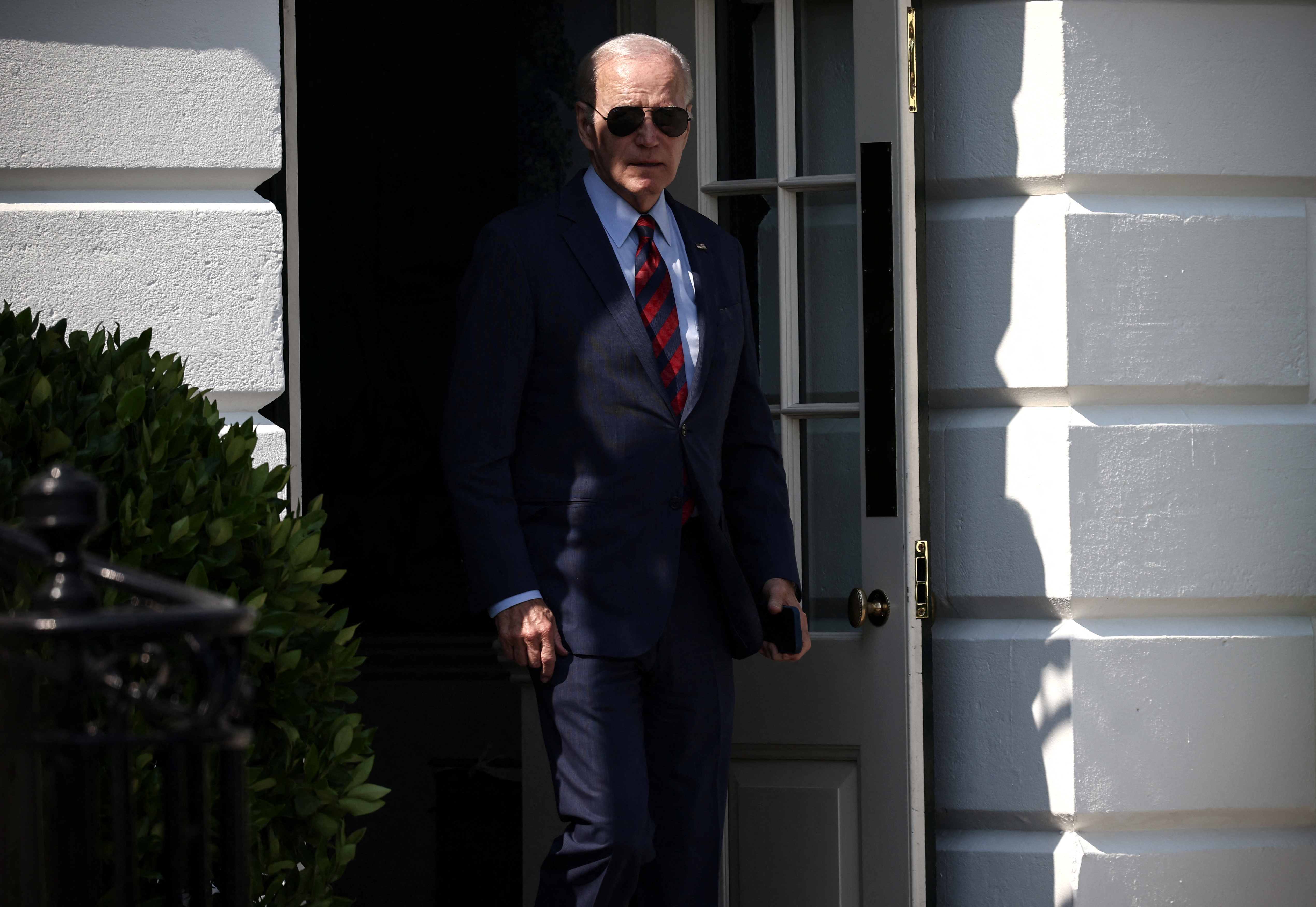 Biden departs for Colorado from the White House in Washington