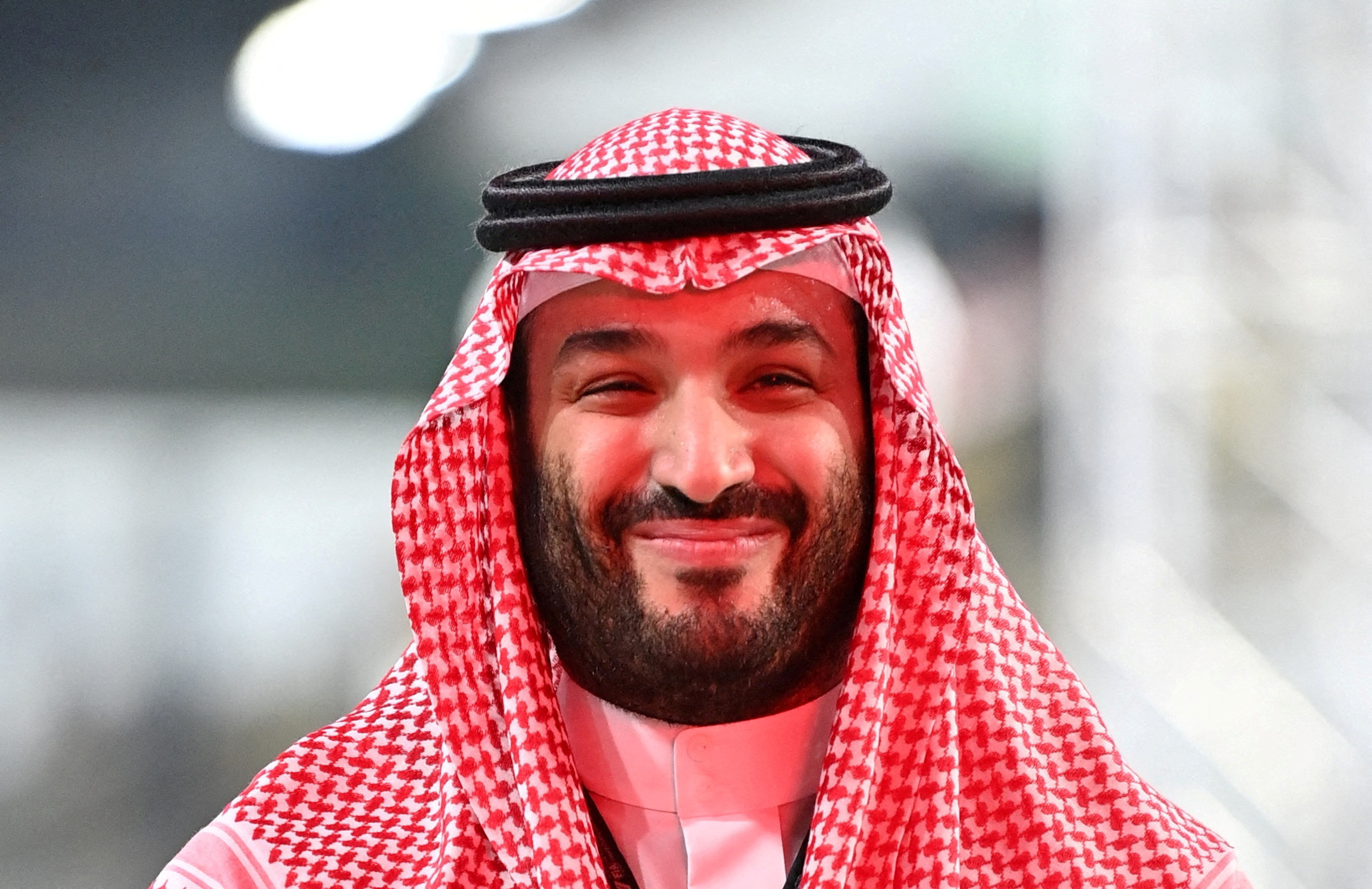 Saudi Crown Prince Mohammed bin Salman at Saudi Arabian Grand Prix
