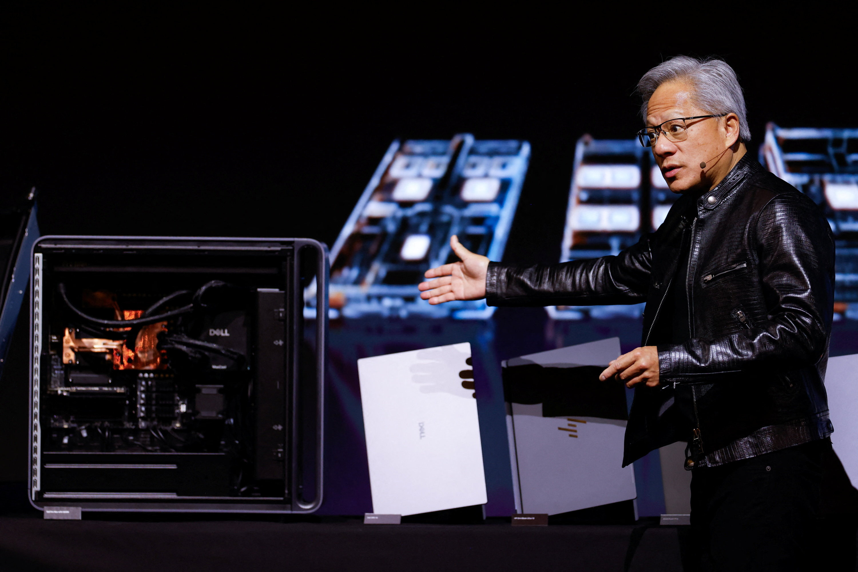 Breakingviews - Jensen Huang takes wheel of $500 bln AI bandwagon