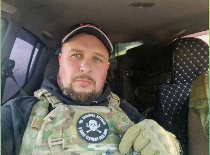 Undated social media picture shows Russian military blogger Tatarsky