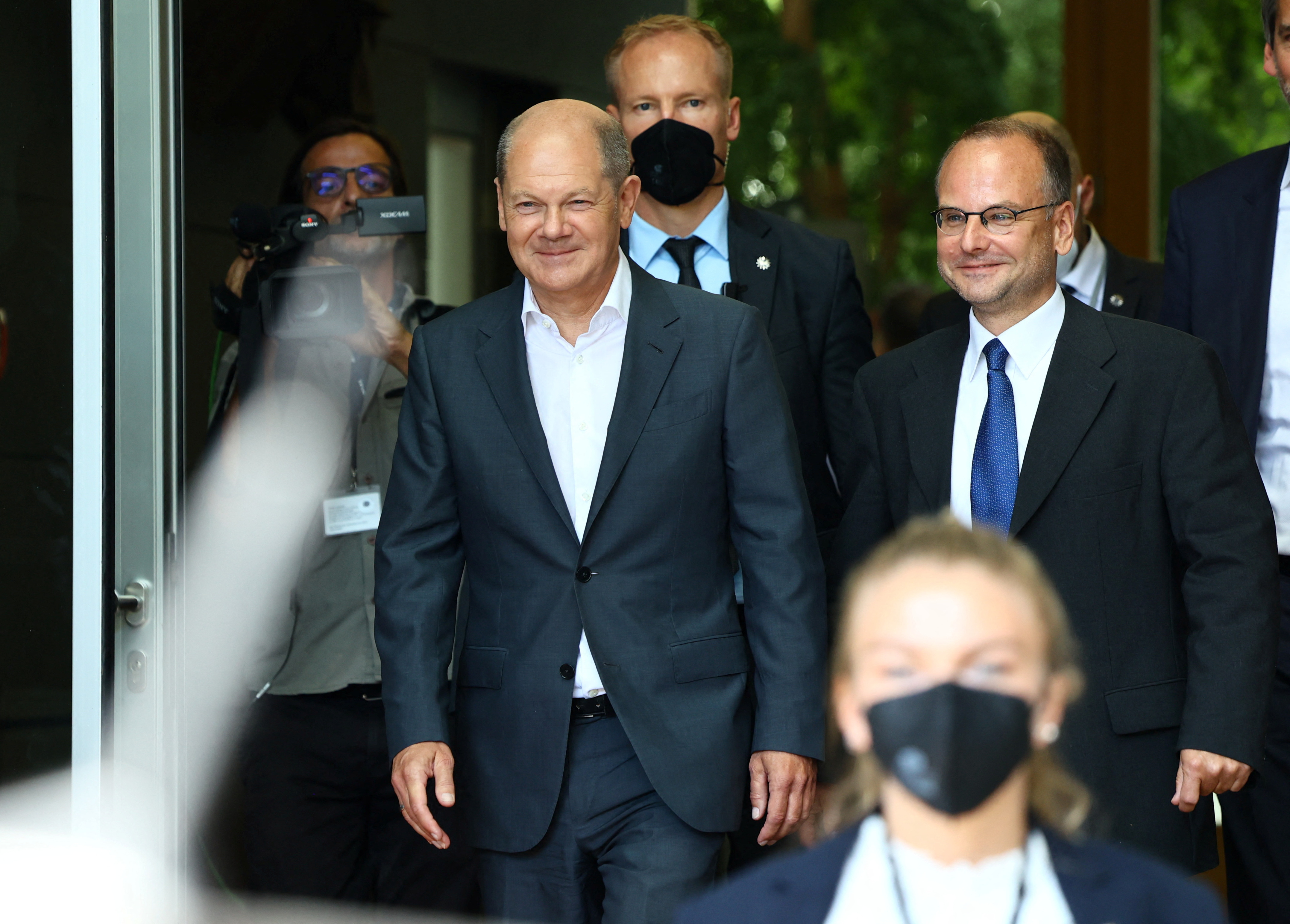German Chancellor Scholz holds summer news conference in Berlin