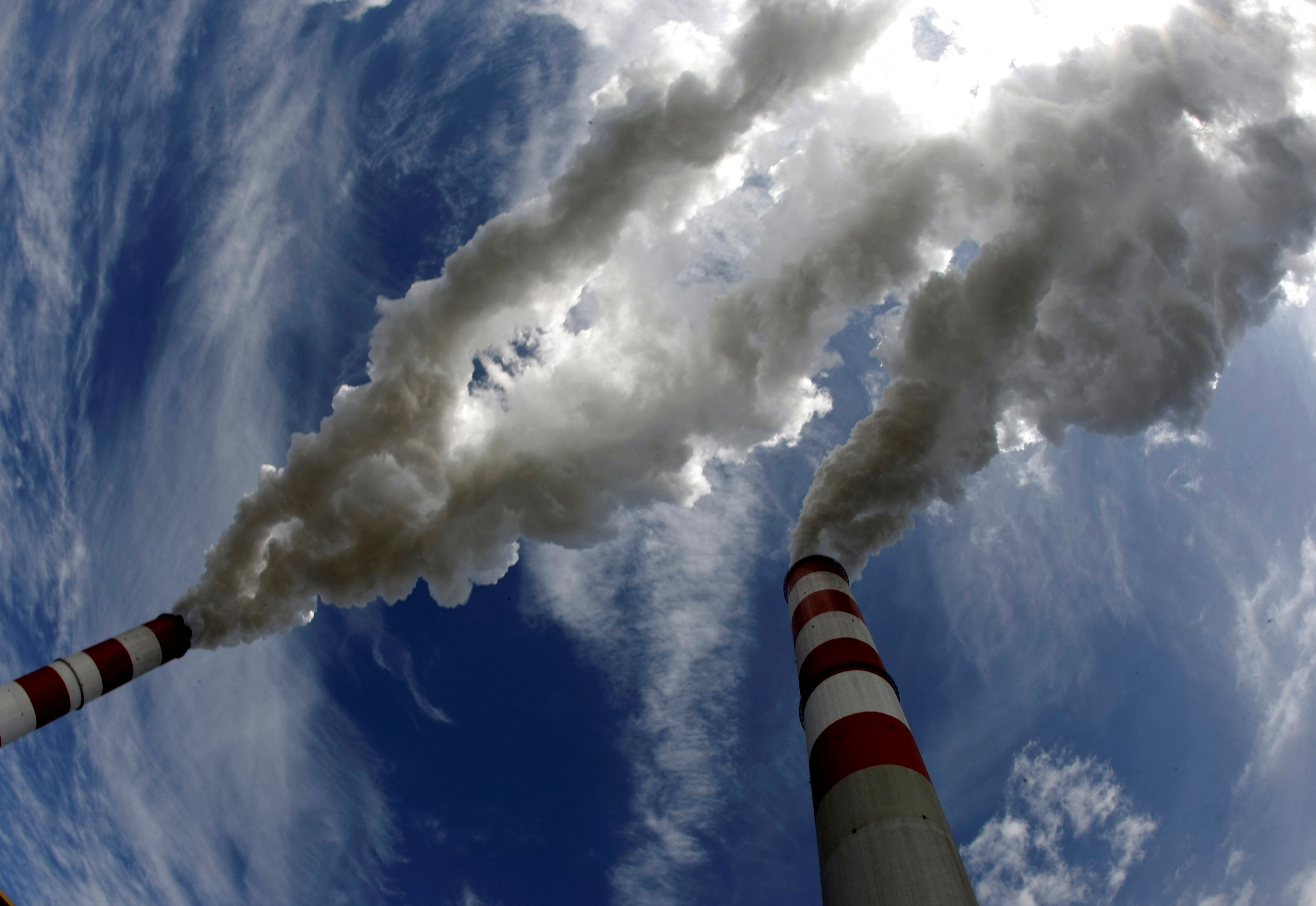 Smoke billows from the chimneys of Belchatow Power Station, Europe's biggest coal-fired power plant, in this May 7, 2009 file photo