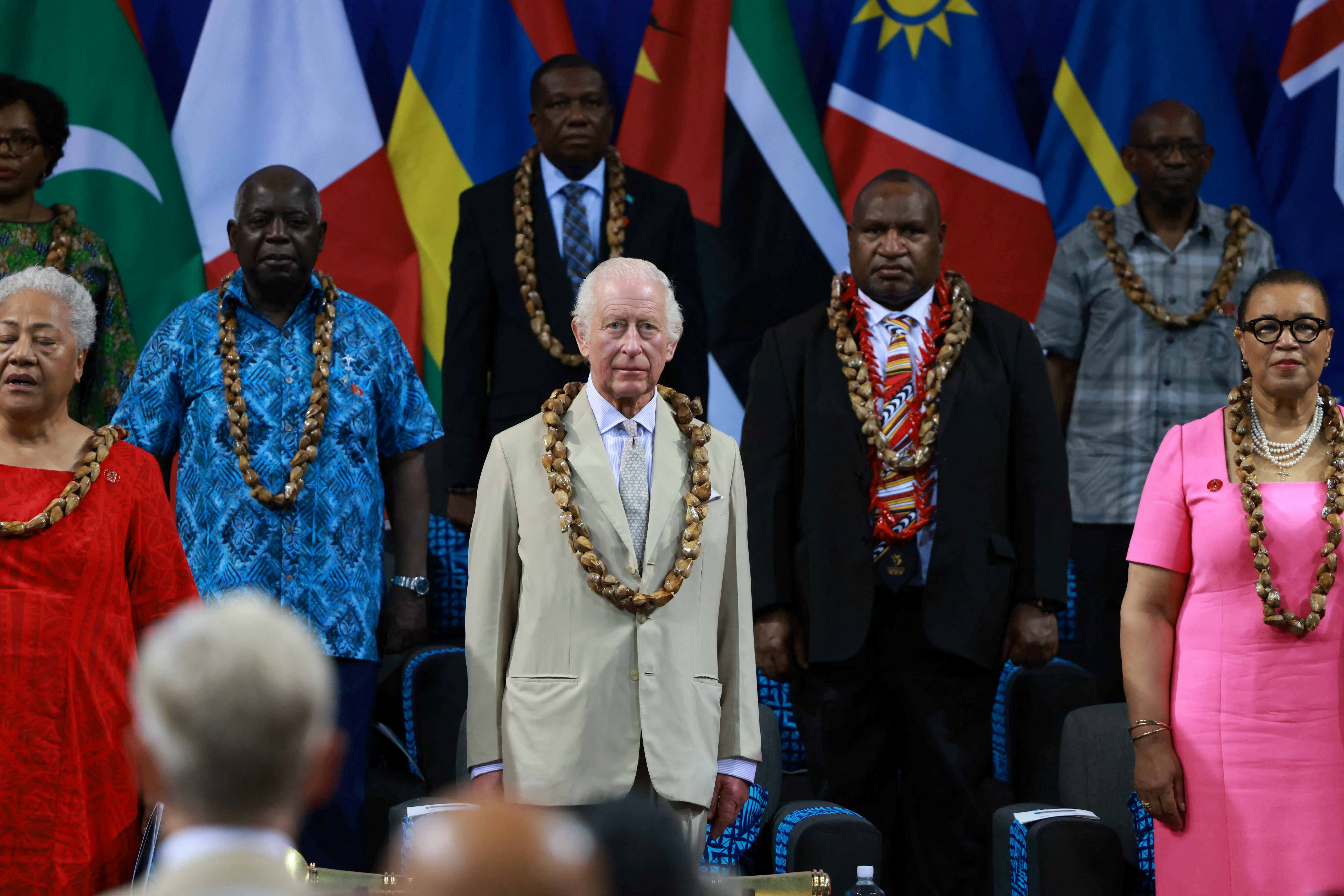 Britain's King Charles and Queen Camilla visit Samoa