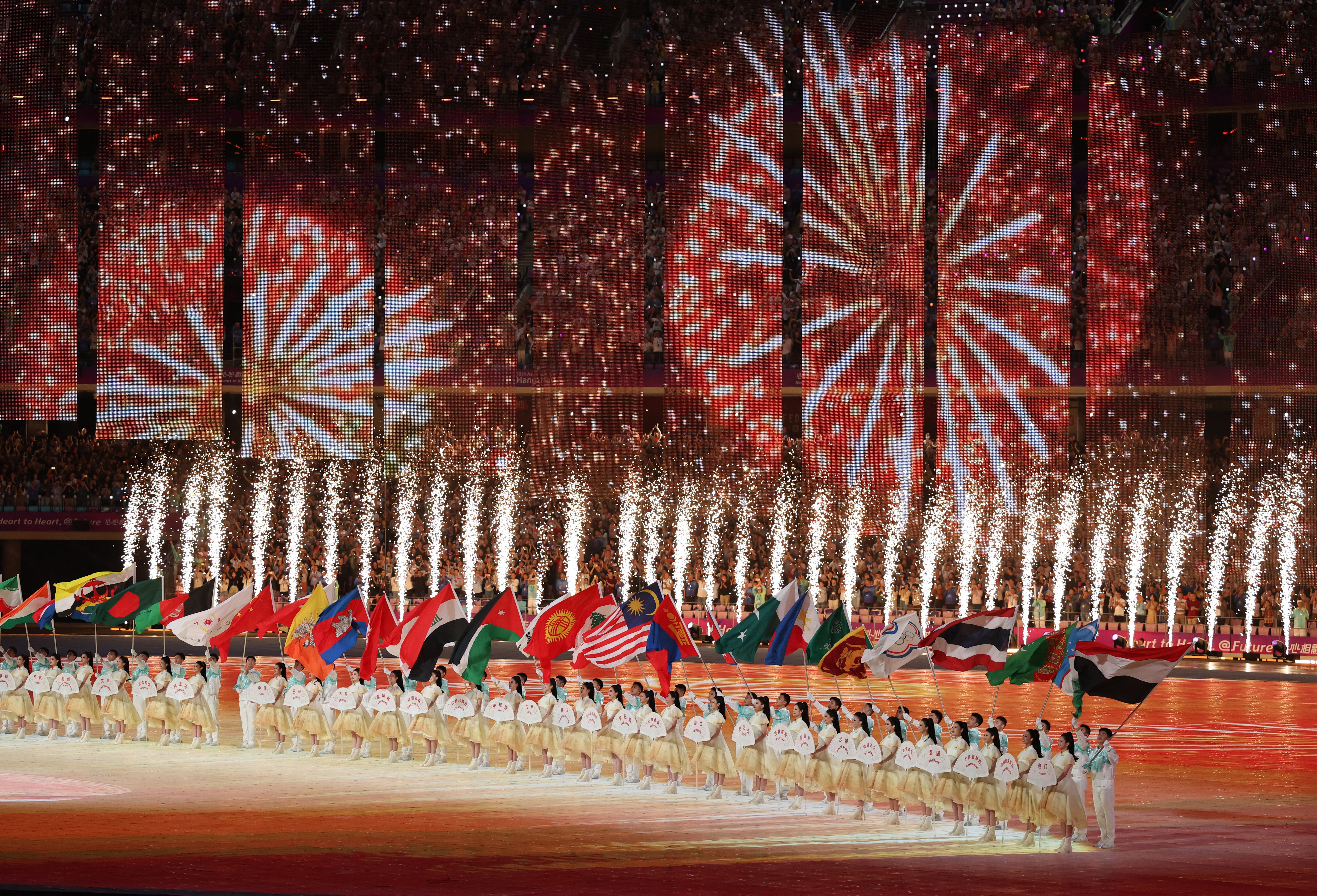 China's Xi opens Hangzhou Asian Games, ceremony dazzles