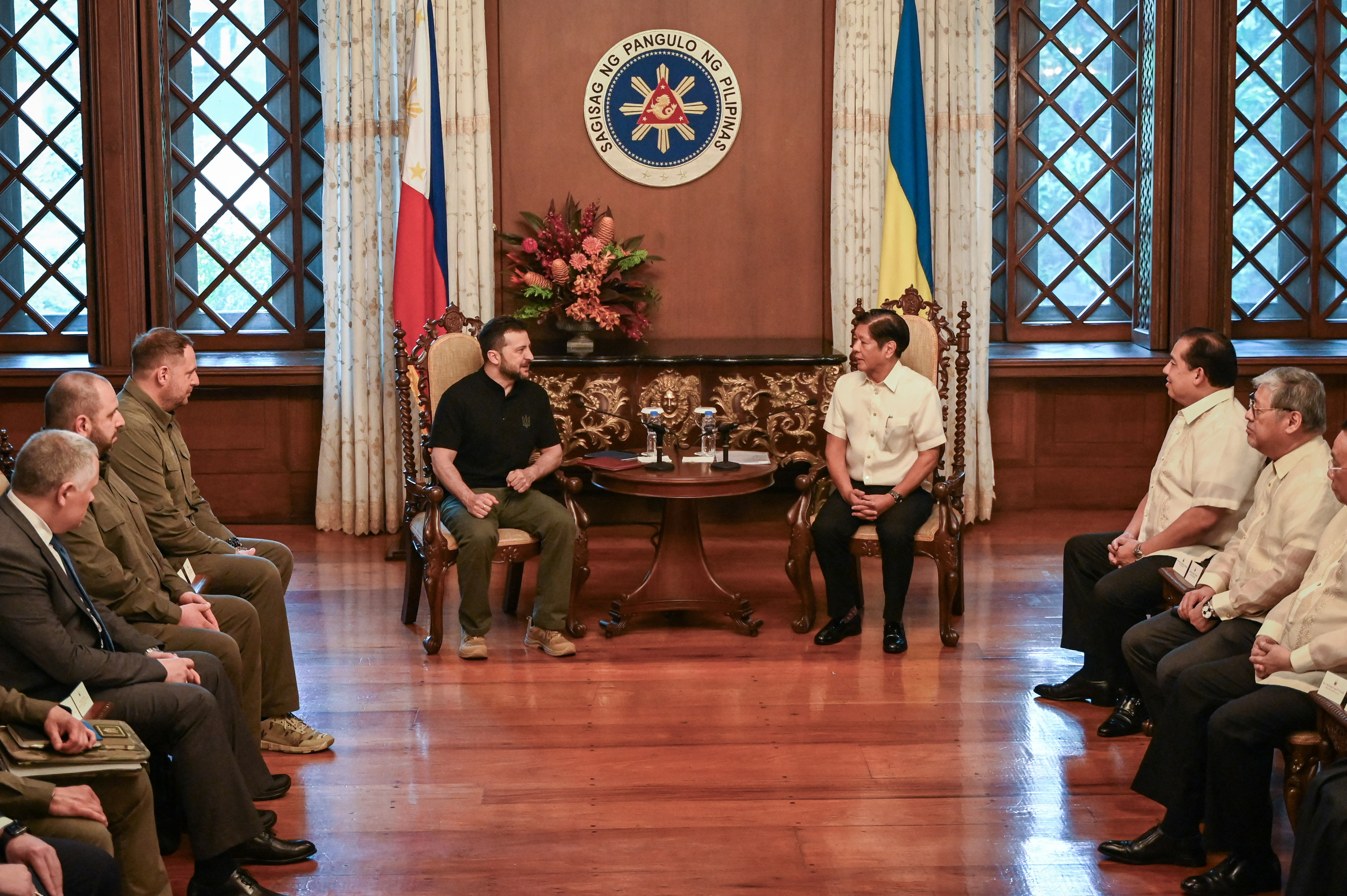 ゼレンスキー氏、フィリピン大統領と会談