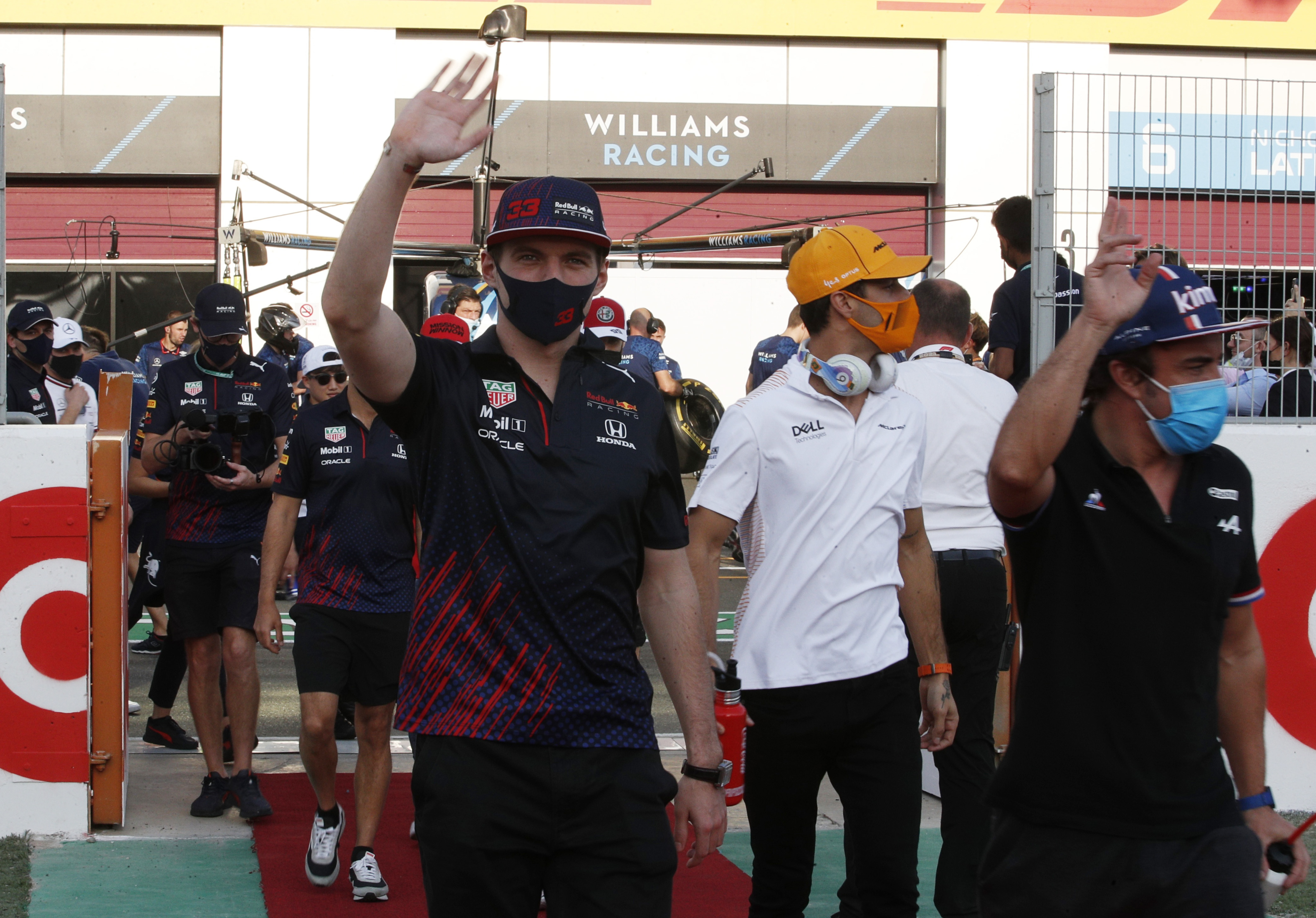 Formula One F1 - Qatar Grand Prix - Losail International Circuit, Lusail, Qatar - November 21, 2021  Red Bull's Max Verstappen during the drivers parade REUTERS/Hamad I Mohammed
